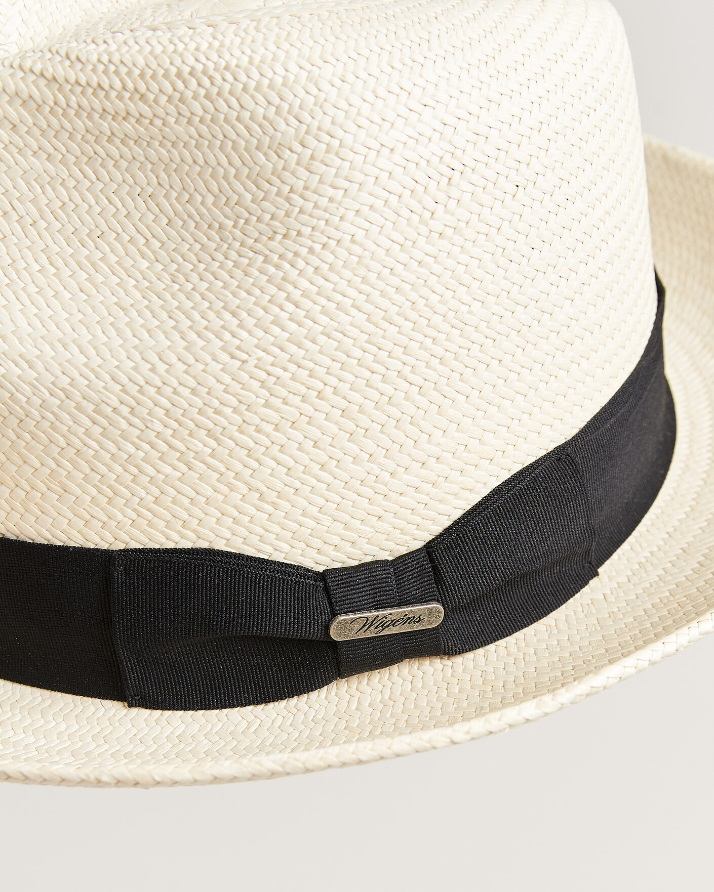Homme | Bobs Et Casquettes | Wigéns | Trilby Panama Hat White/Black