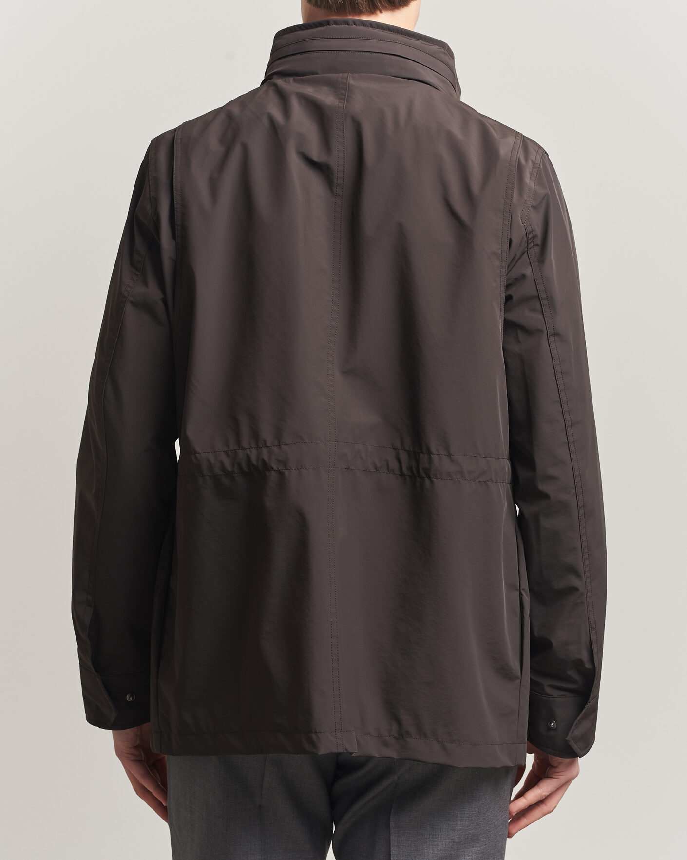 Homme | Manteaux Et Vestes | Oscar Jacobson | M65 Nylon Field Jacket Brown