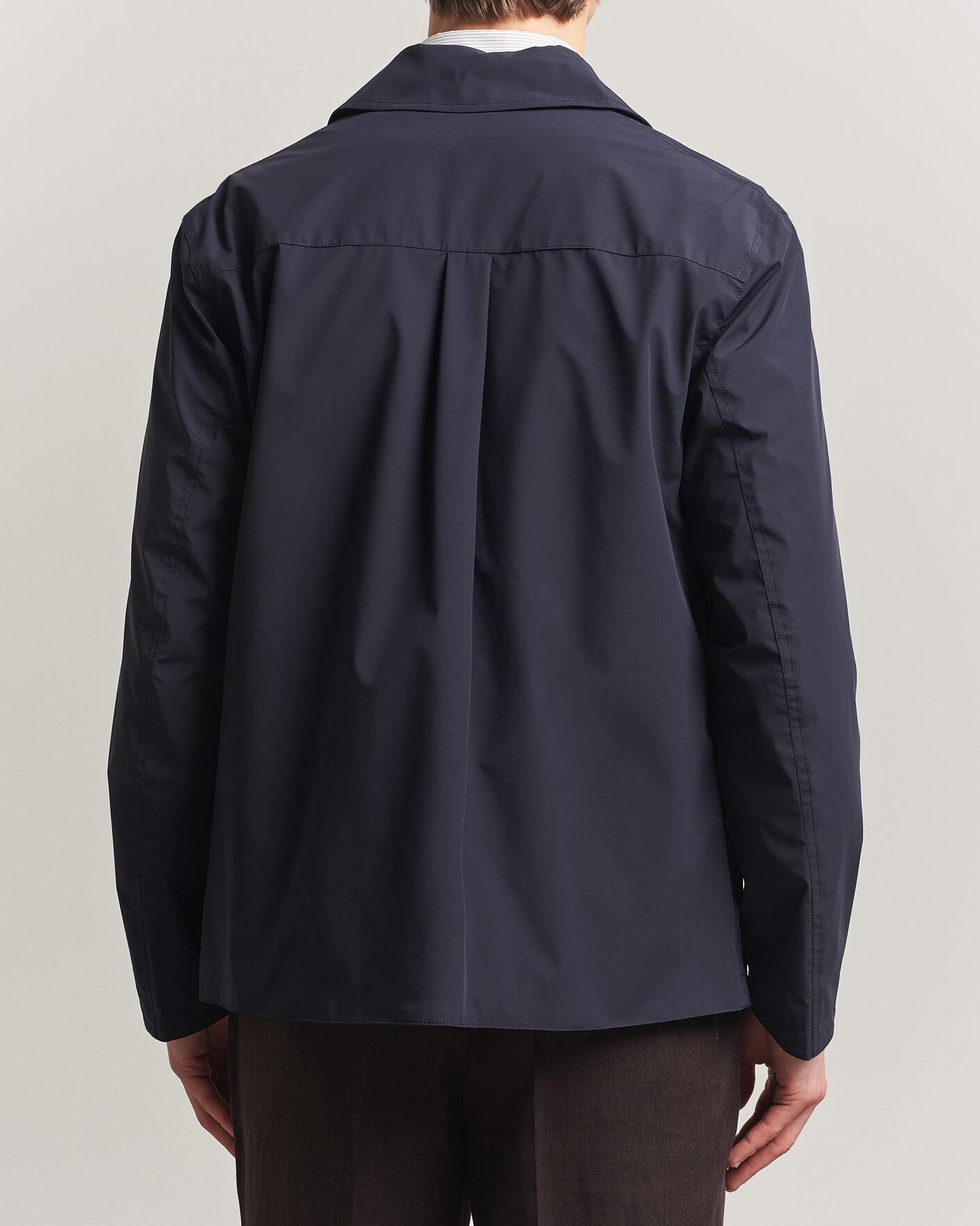 Homme | Manteaux Et Vestes | Oscar Jacobson | Light Zipped Shirt Jacket Navy