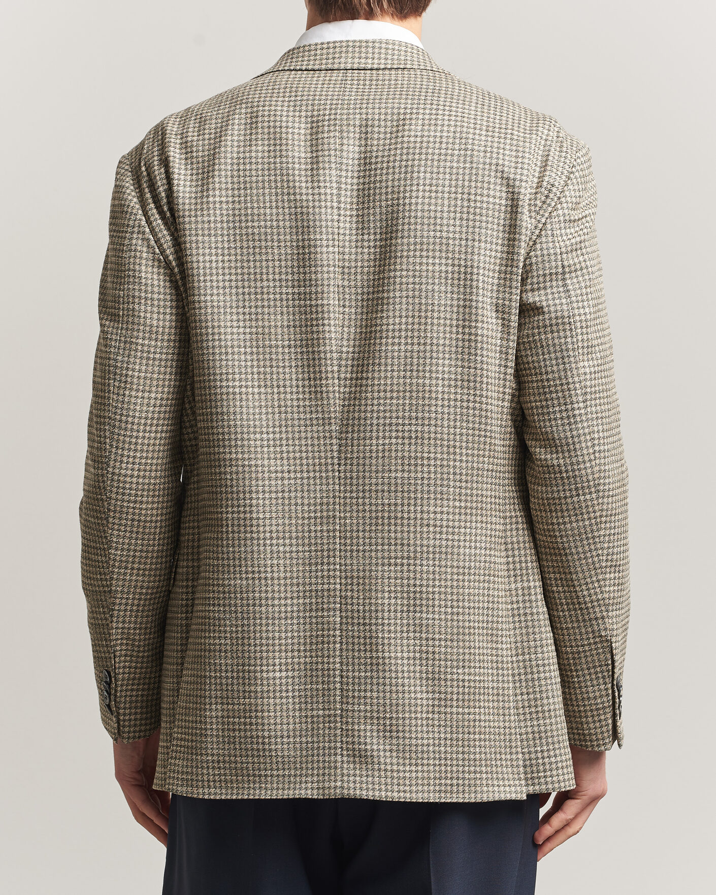 Homme | Blazers | Oscar Jacobson | Robert Wool/Silk/Cotton Blazer Green
