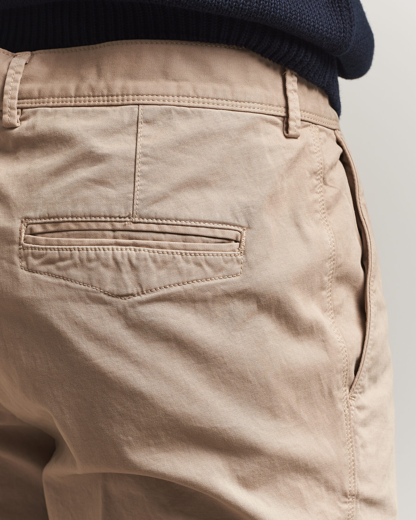 Homme | Pantalons | Oscar Jacobson | Danik Cotton Trousers Beige