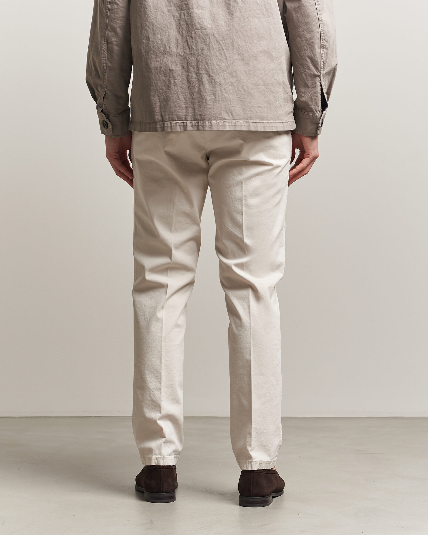 Homme | Pantalons | Oscar Jacobson | Danik Cotton Trousers White