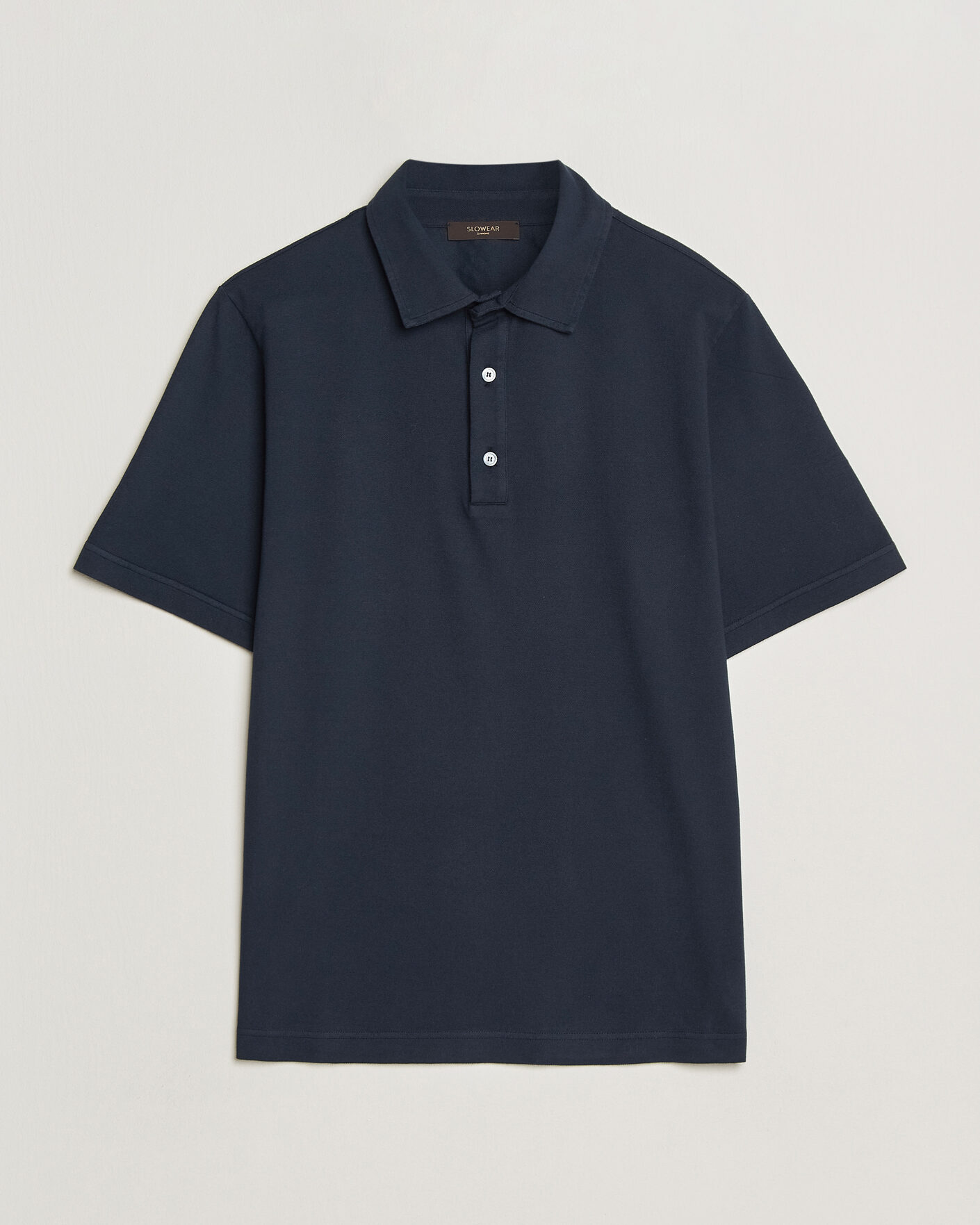 Homme | Polos | Zanone | Soft Cotton Piquet Polo Navy
