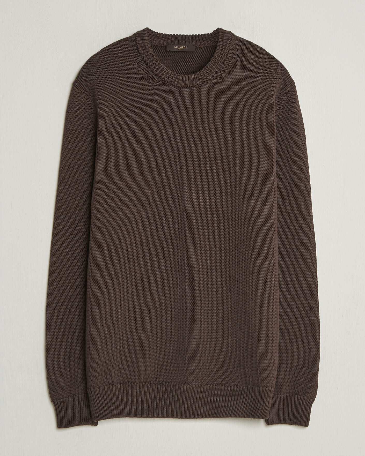 Homme | Pulls Et Tricots | Zanone | Soft Cotton Crew Neck Sweater Chocolate