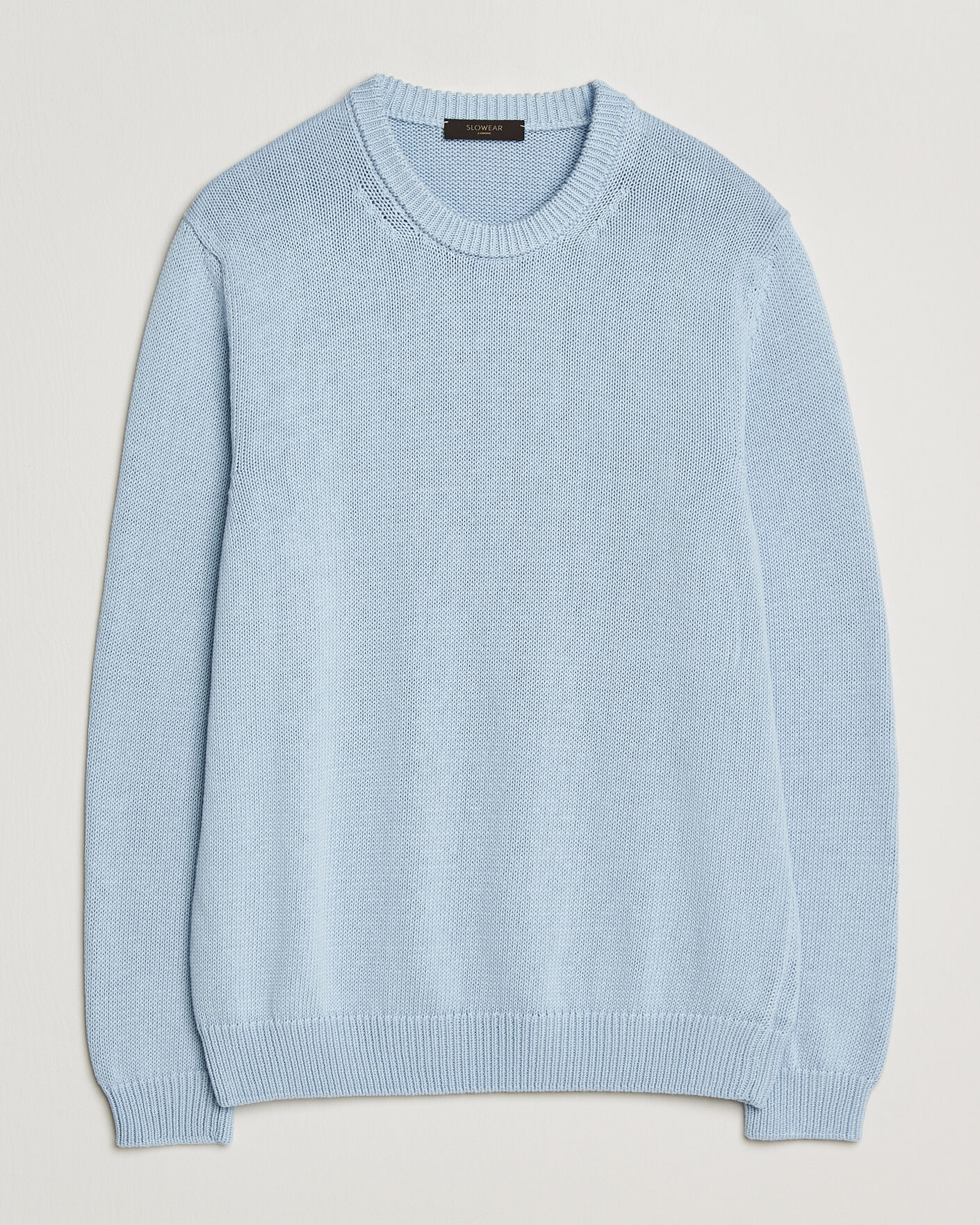 Homme | Pulls Et Tricots | Zanone | Soft Cotton Crew Neck Sweater Sky Blue