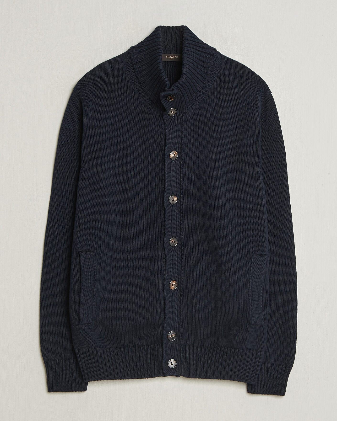 Homme | Pulls Et Tricots | Zanone | Soft Cotton Chioto Cardigan Navy
