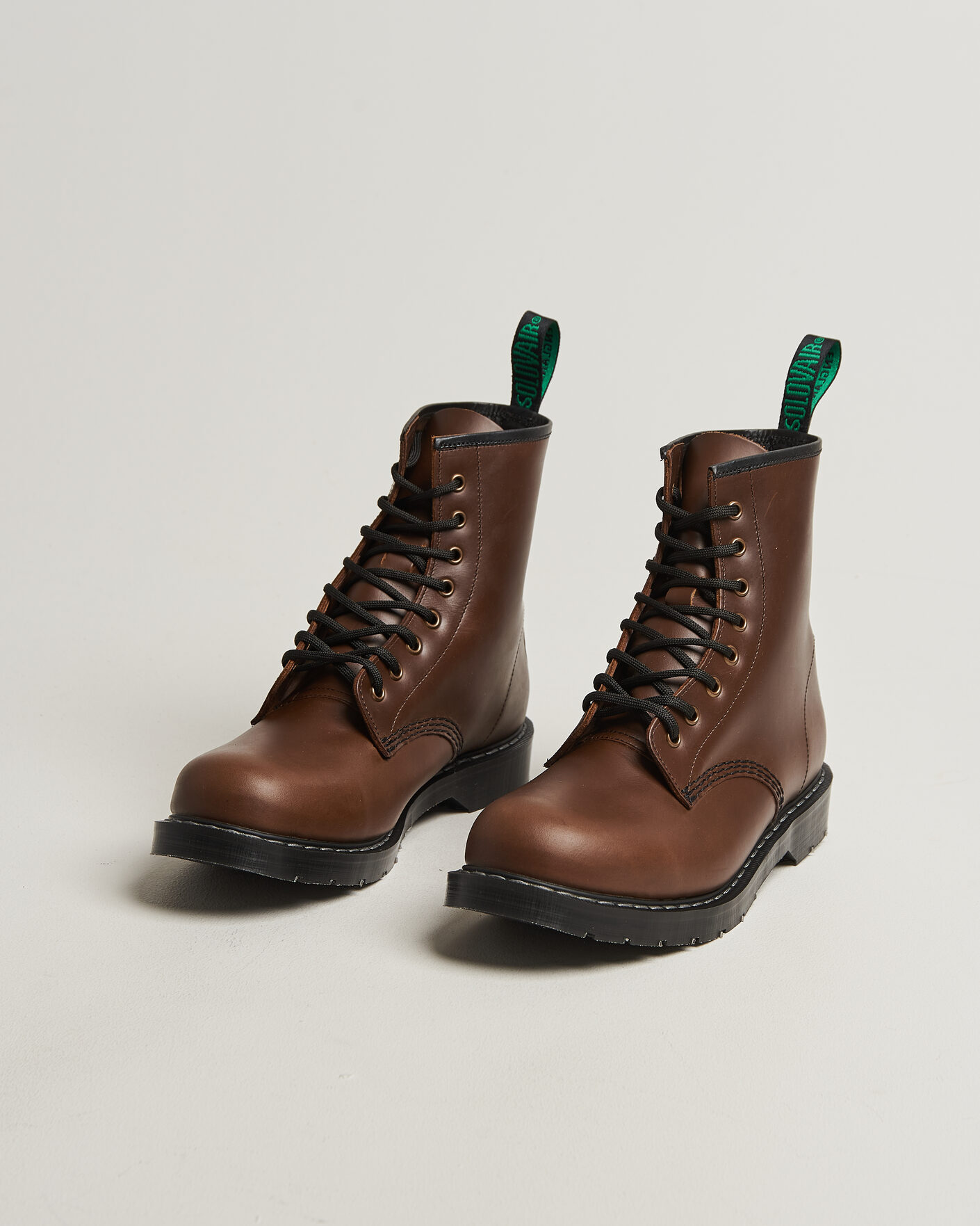 Homme | Bottes | Solovair | 8 Eye Derby Boot Gaucho
