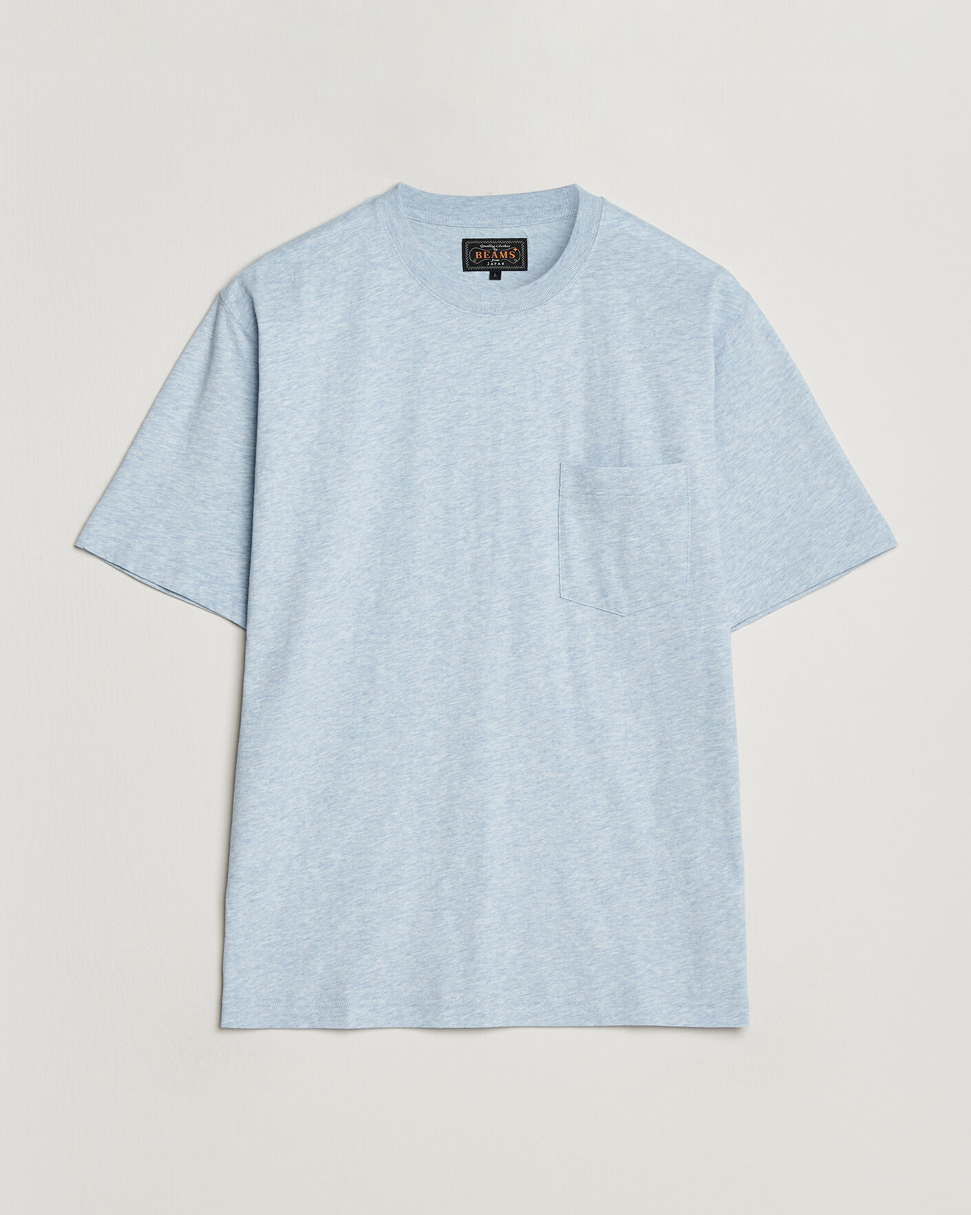 Homme | T-shirts | BEAMS PLUS | Pocket Tee Sax Blue