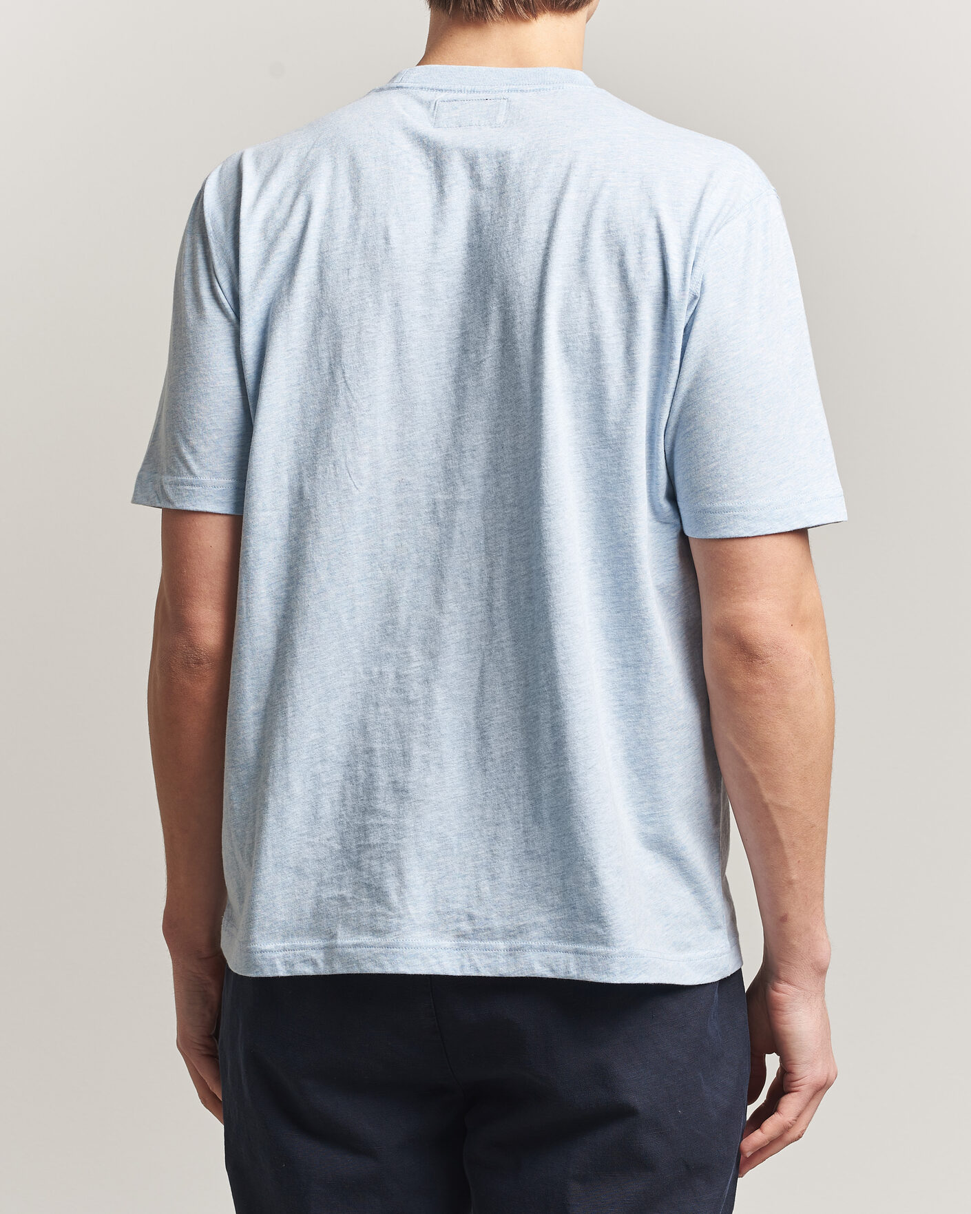 Homme | T-shirts | BEAMS PLUS | Pocket Tee Sax Blue