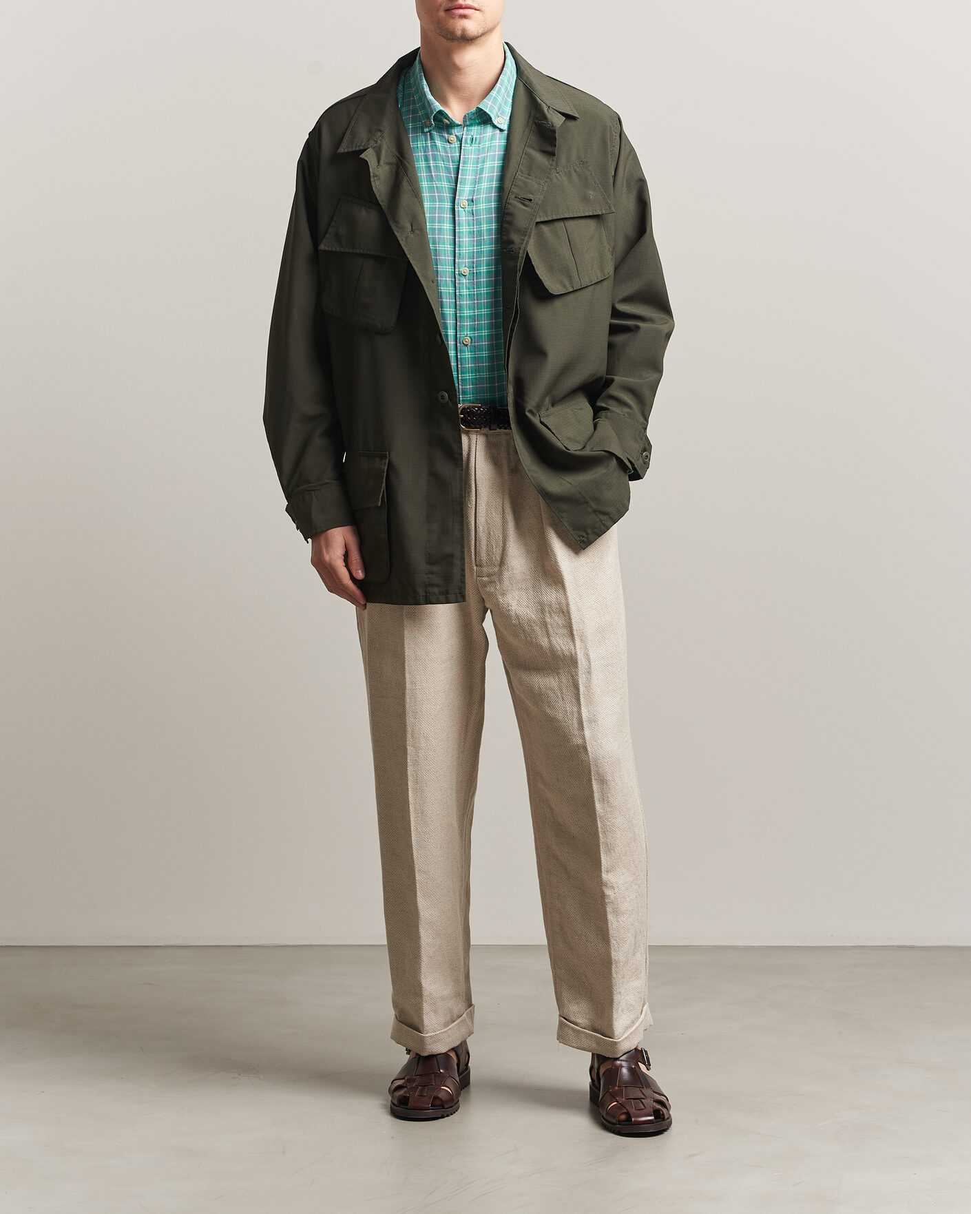 Homme | Manteaux Et Vestes | BEAMS PLUS | MIL Fatigue Jacket Olive