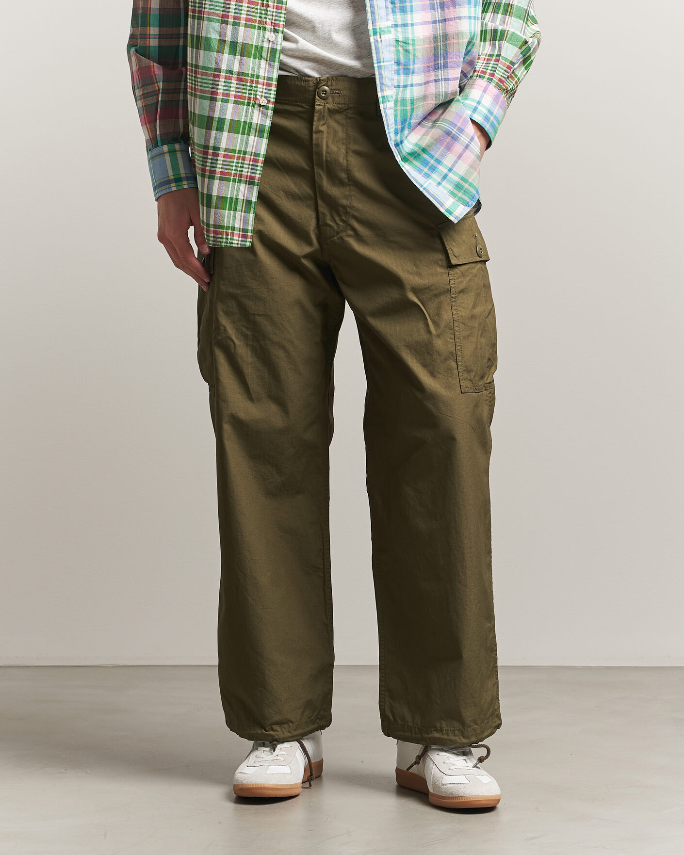 Homme | Pantalons | BEAMS PLUS | MIL 6 Pocket Cargo Pants Olive