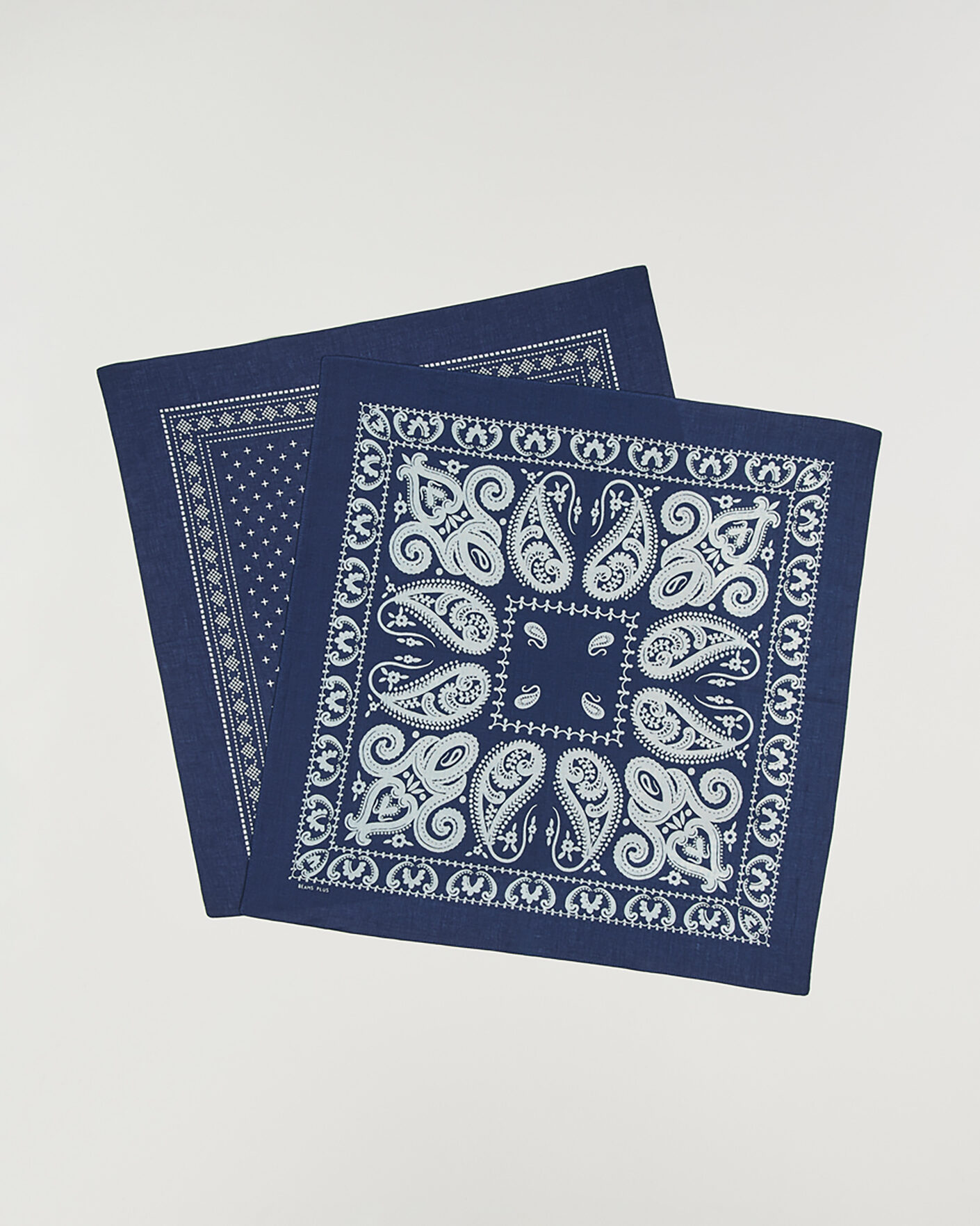 Homme | Pochettes De Costume | BEAMS PLUS | 2-Pack Bandana Indigo Blue
