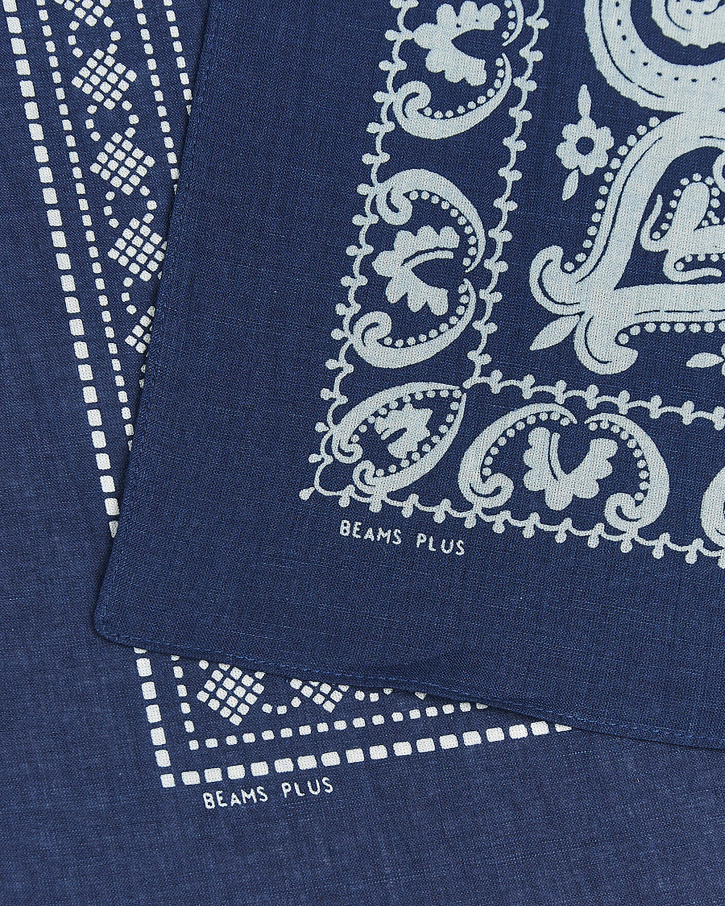 Homme | Pochettes De Costume | BEAMS PLUS | 2-Pack Bandana Indigo Blue