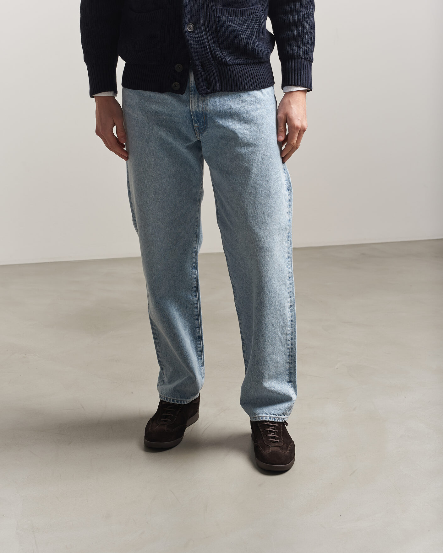 Homme | Baskets | Loake 1880 | Mayfair Suede Dress Sneaker Dark Brown