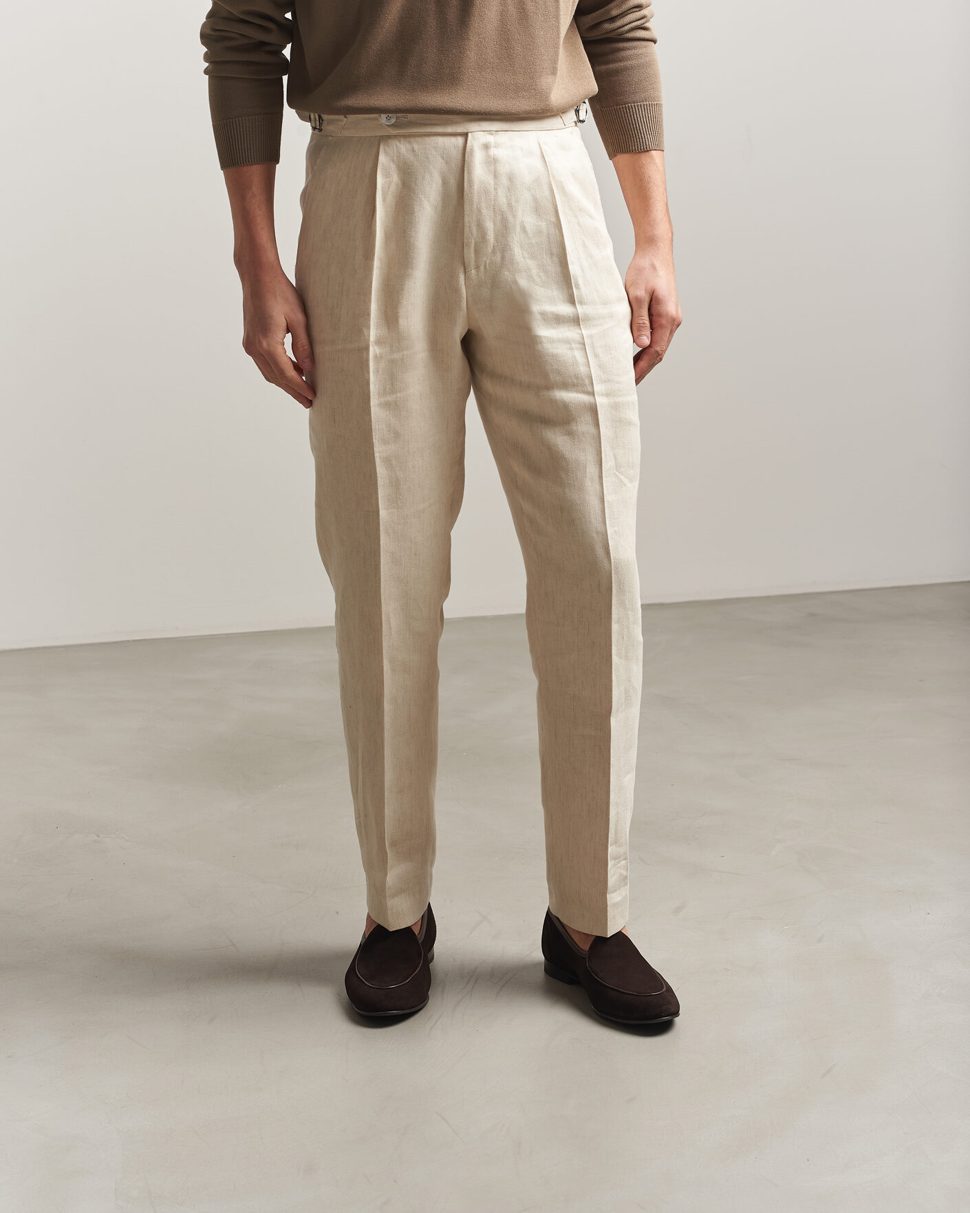 Homme | Loafers | Loake 1880 | Belgrave Suede Belgian Loafer Dark Brown