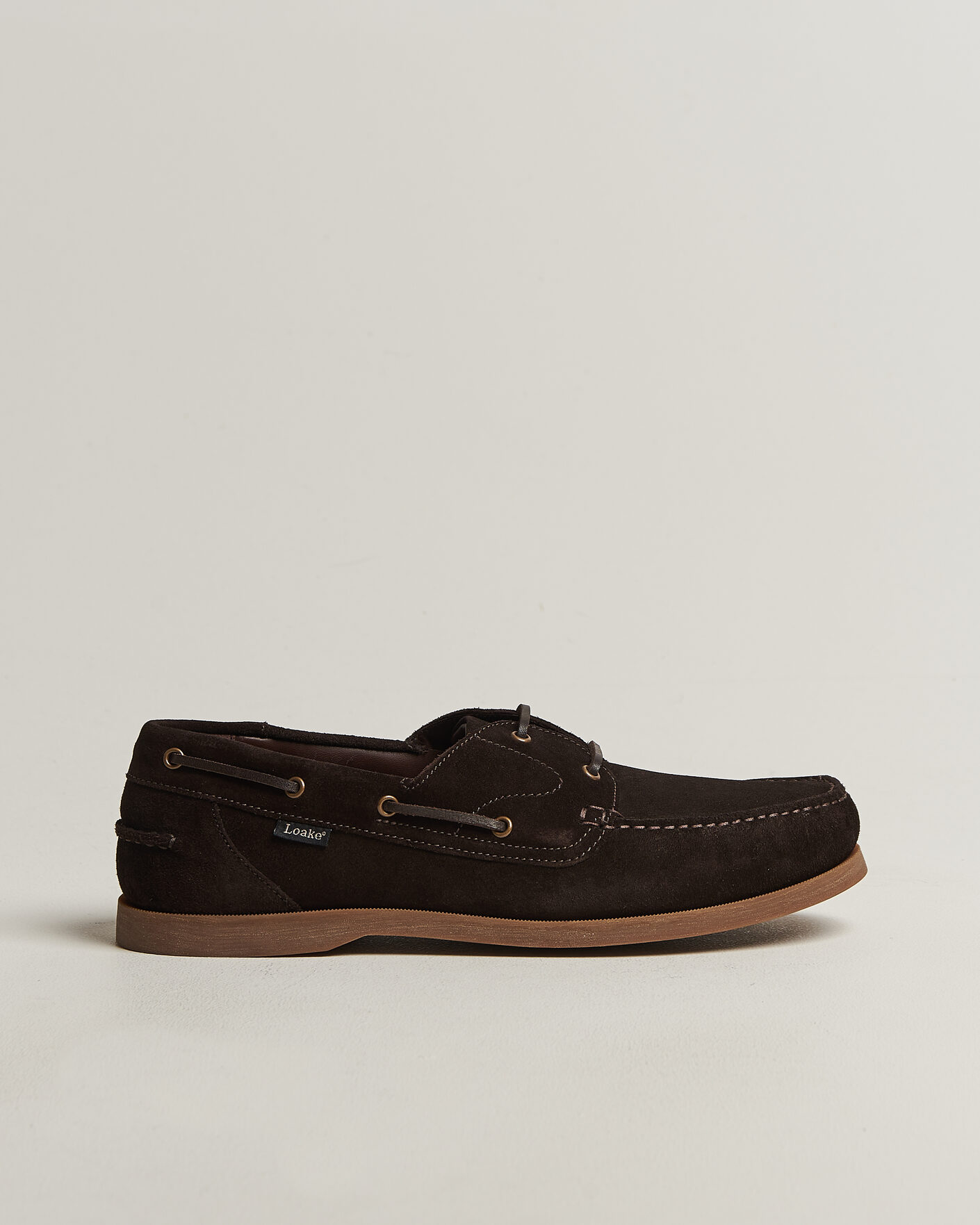 Homme | Chaussures Bateau | Loake 1880 | Padstow Suede Boat Shoe Dark Brown
