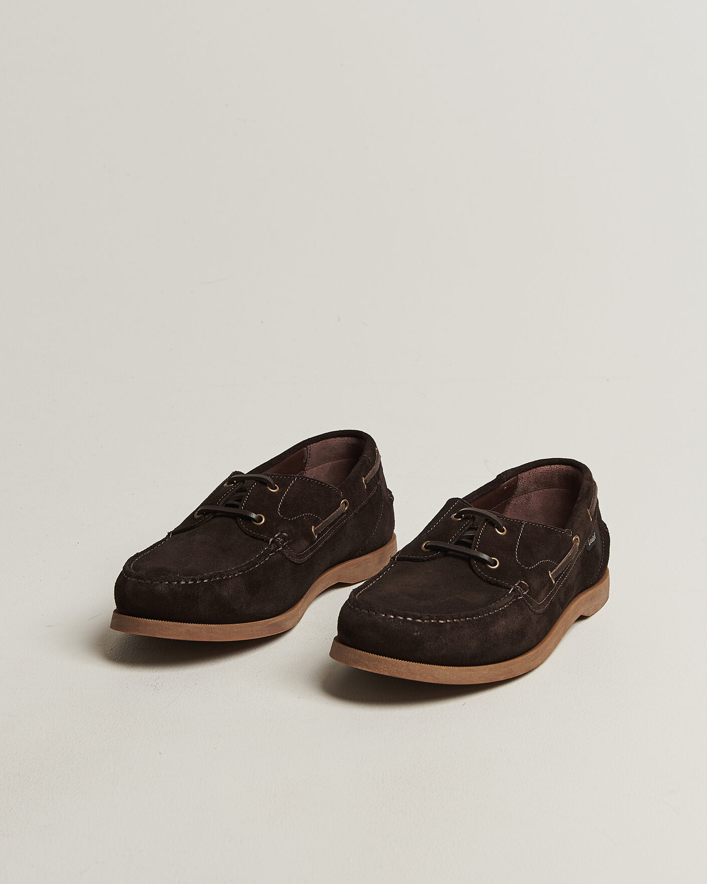 Homme | Chaussures Bateau | Loake 1880 | Padstow Suede Boat Shoe Dark Brown