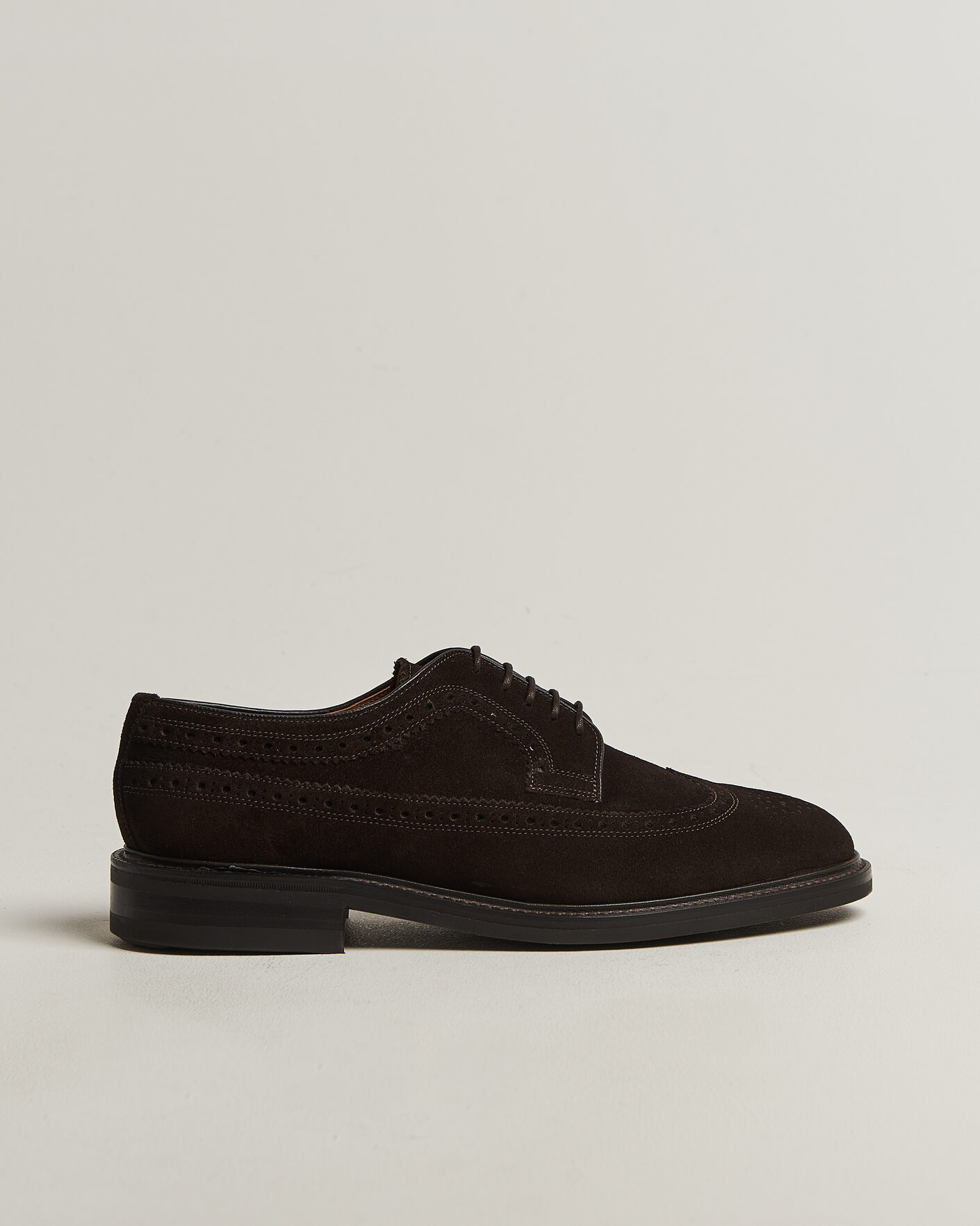 Homme | Derbies | Loake Shoemakers | Sovereign Longwing Suede Derby Dark Brown