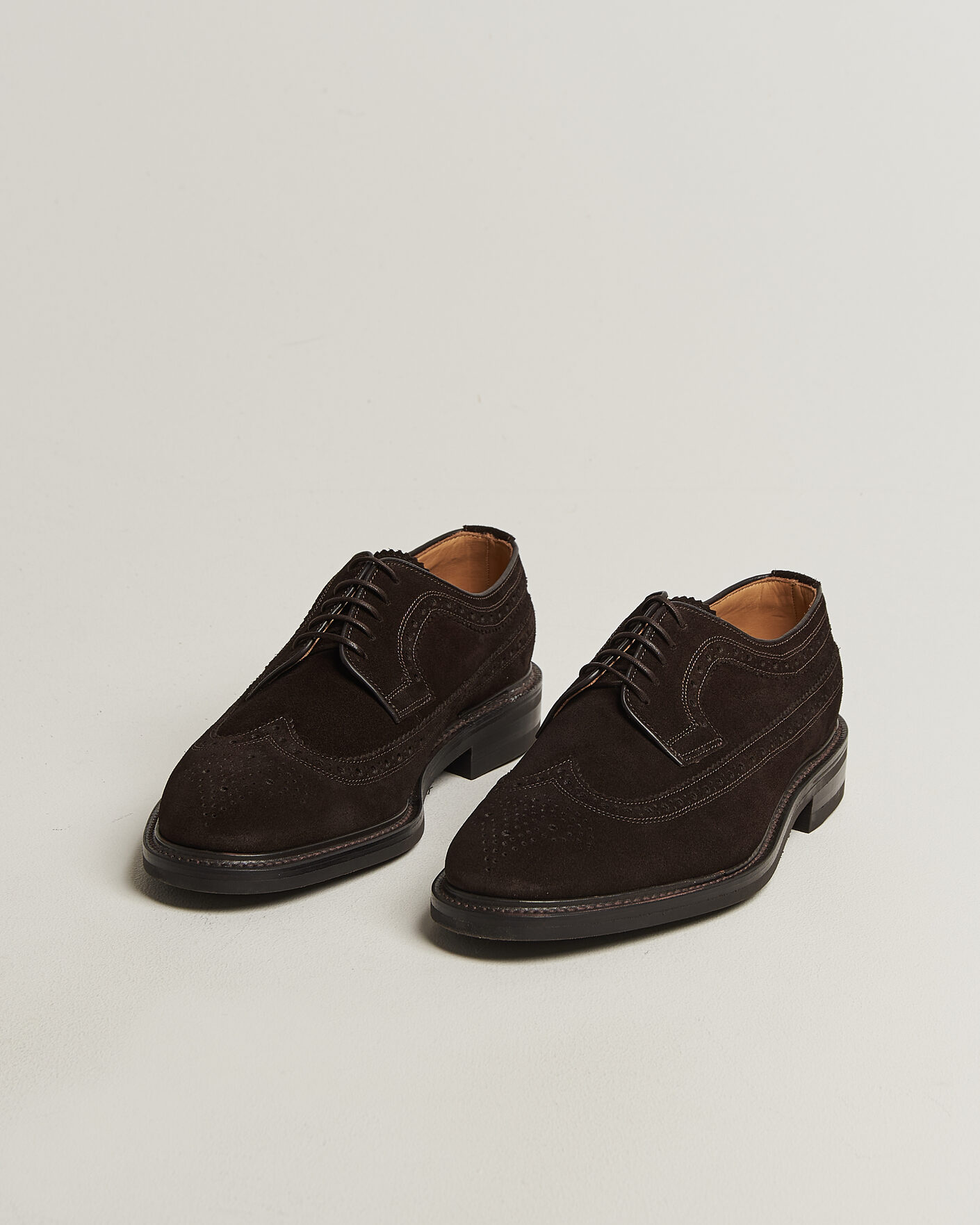 Homme | Derbies | Loake 1880 | Sovereign Longwing Suede Derby Dark Brown