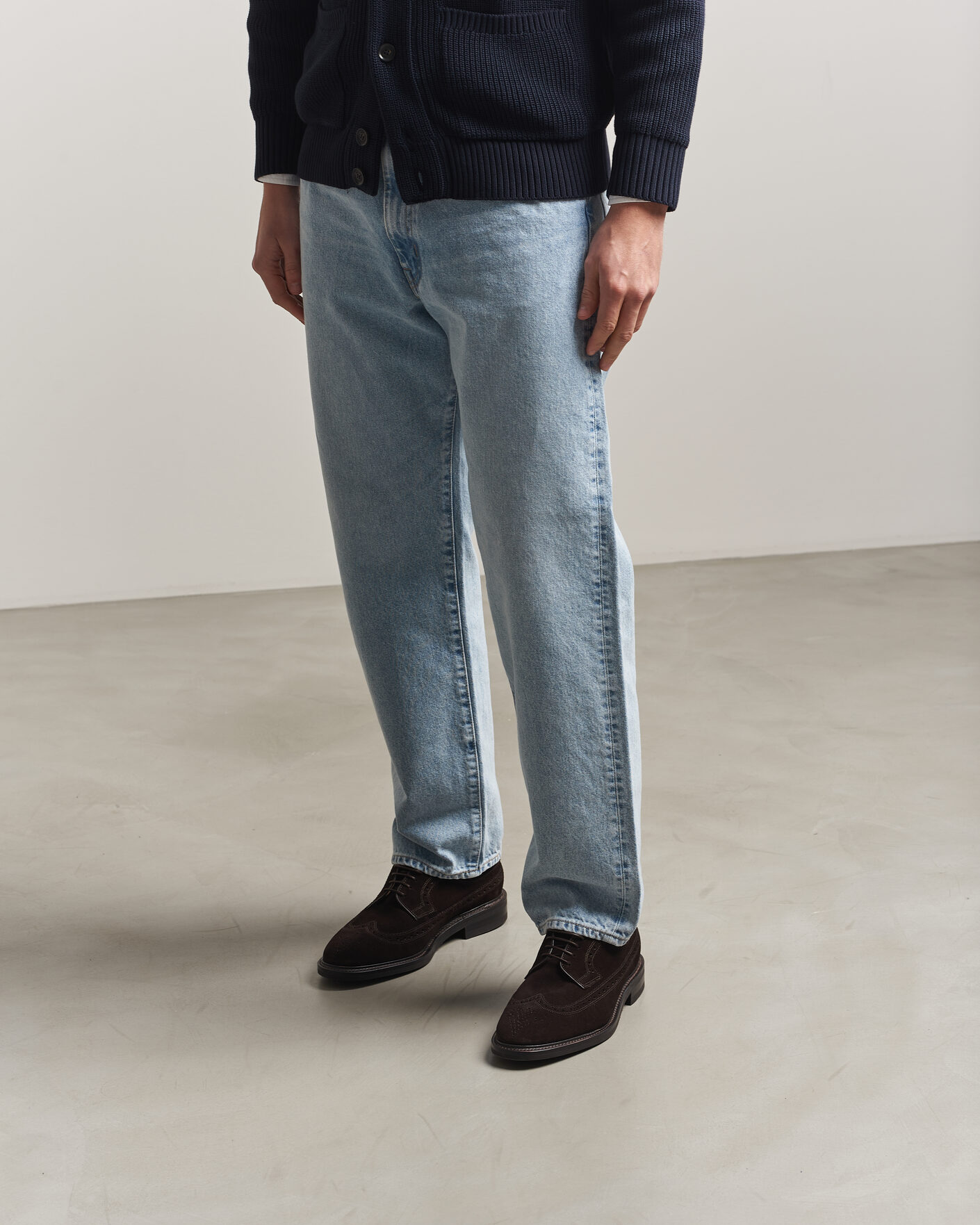 Homme | Derbies | Loake 1880 | Sovereign Longwing Suede Derby Dark Brown