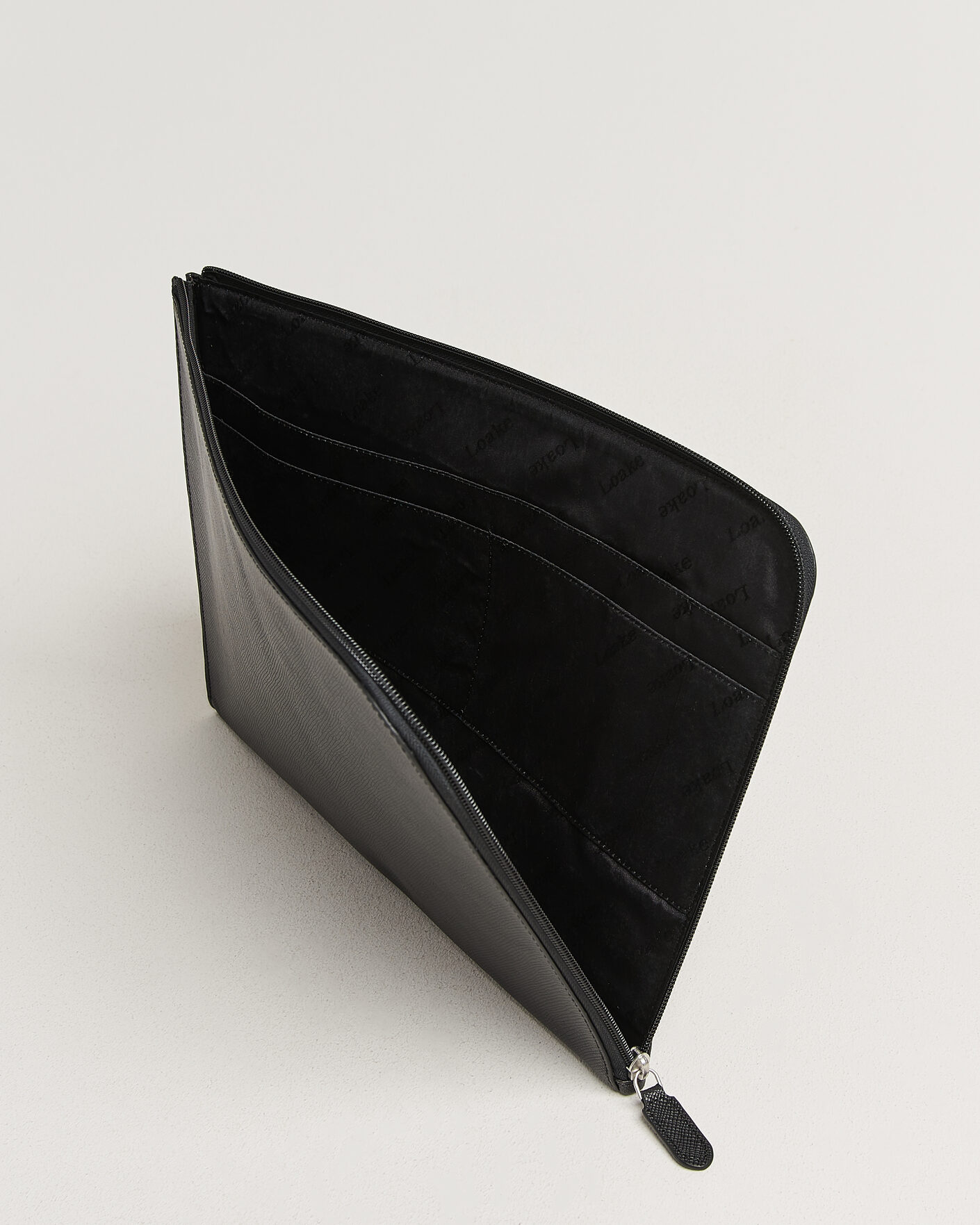 Homme | Sacs | Loake Shoemakers | Gresham Grain Leather Laptop Cover Black