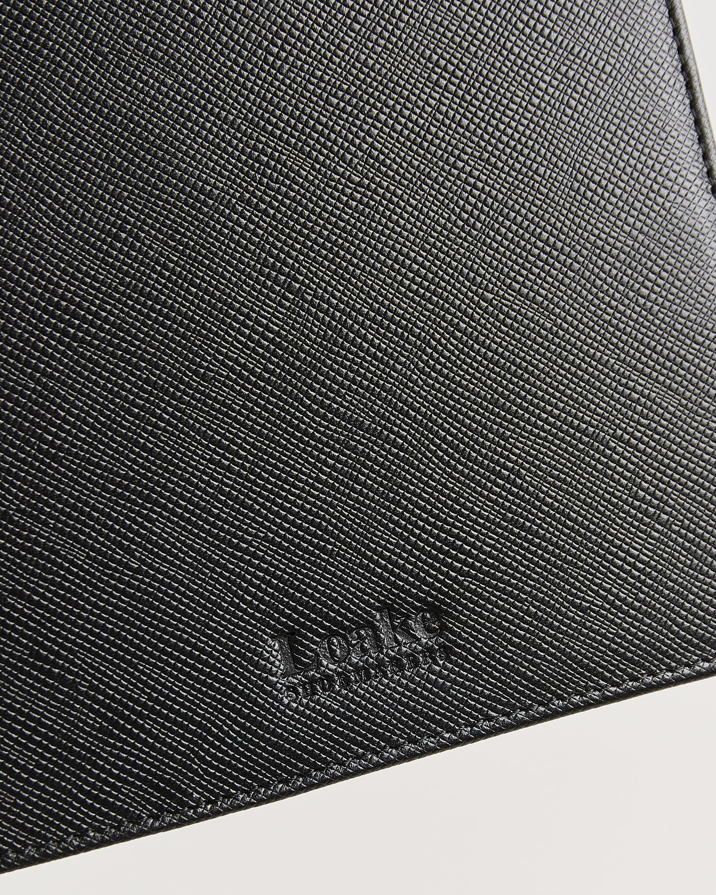 Homme | Carnets De Notes | Loake Shoemakers | Savoy Grain Leather Notebook Black