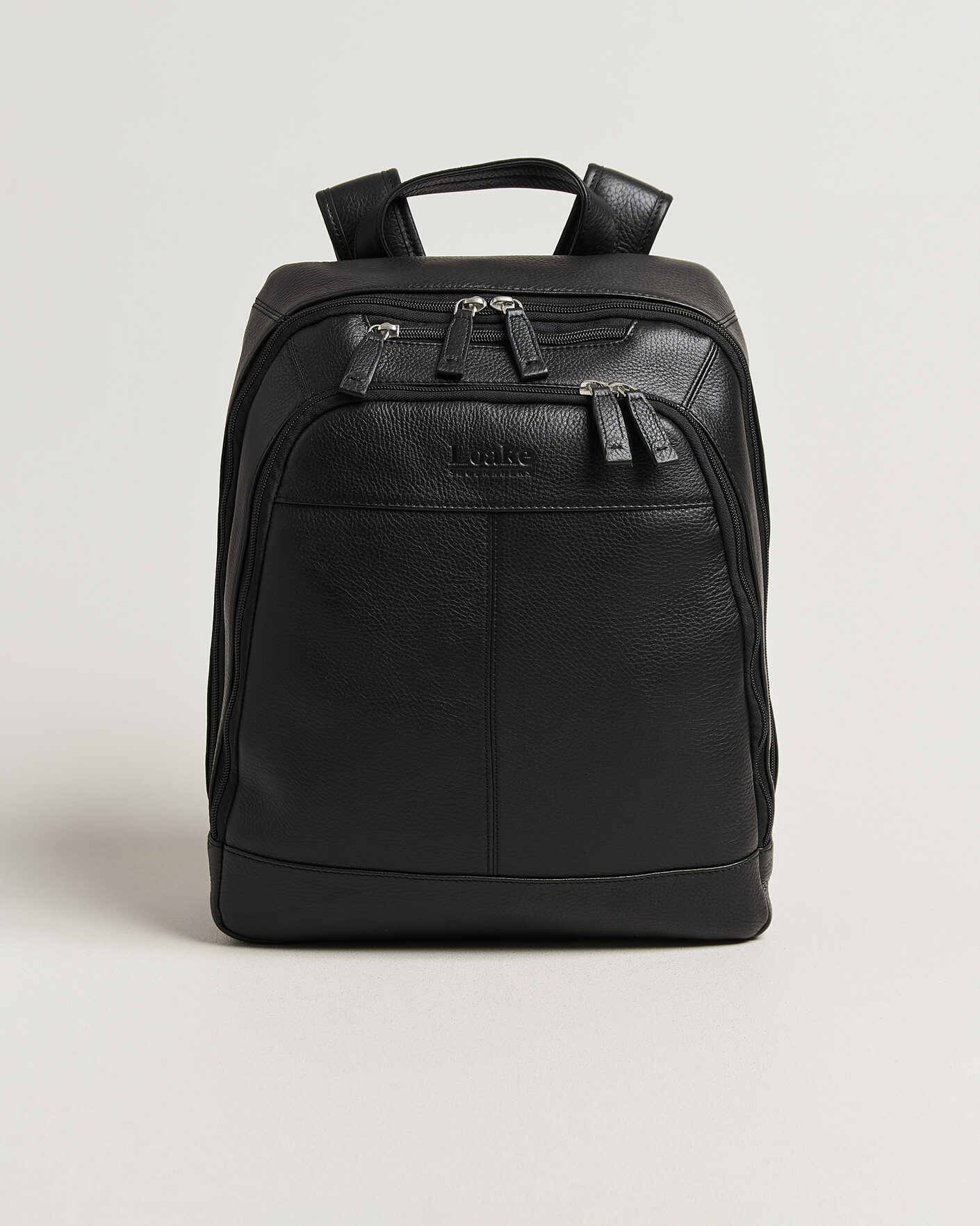 Homme | Sacs | Loake Shoemakers | Waterloo Grained Leather Backpack Black