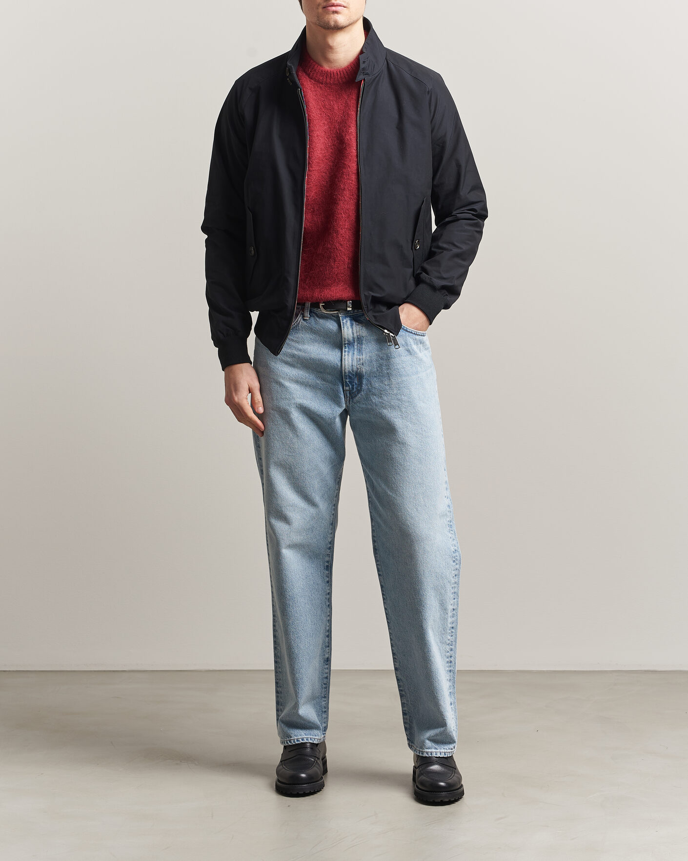 Homme | Manteaux Et Vestes | Baracuta | G9 Original Harrington Jacket Dark Navy