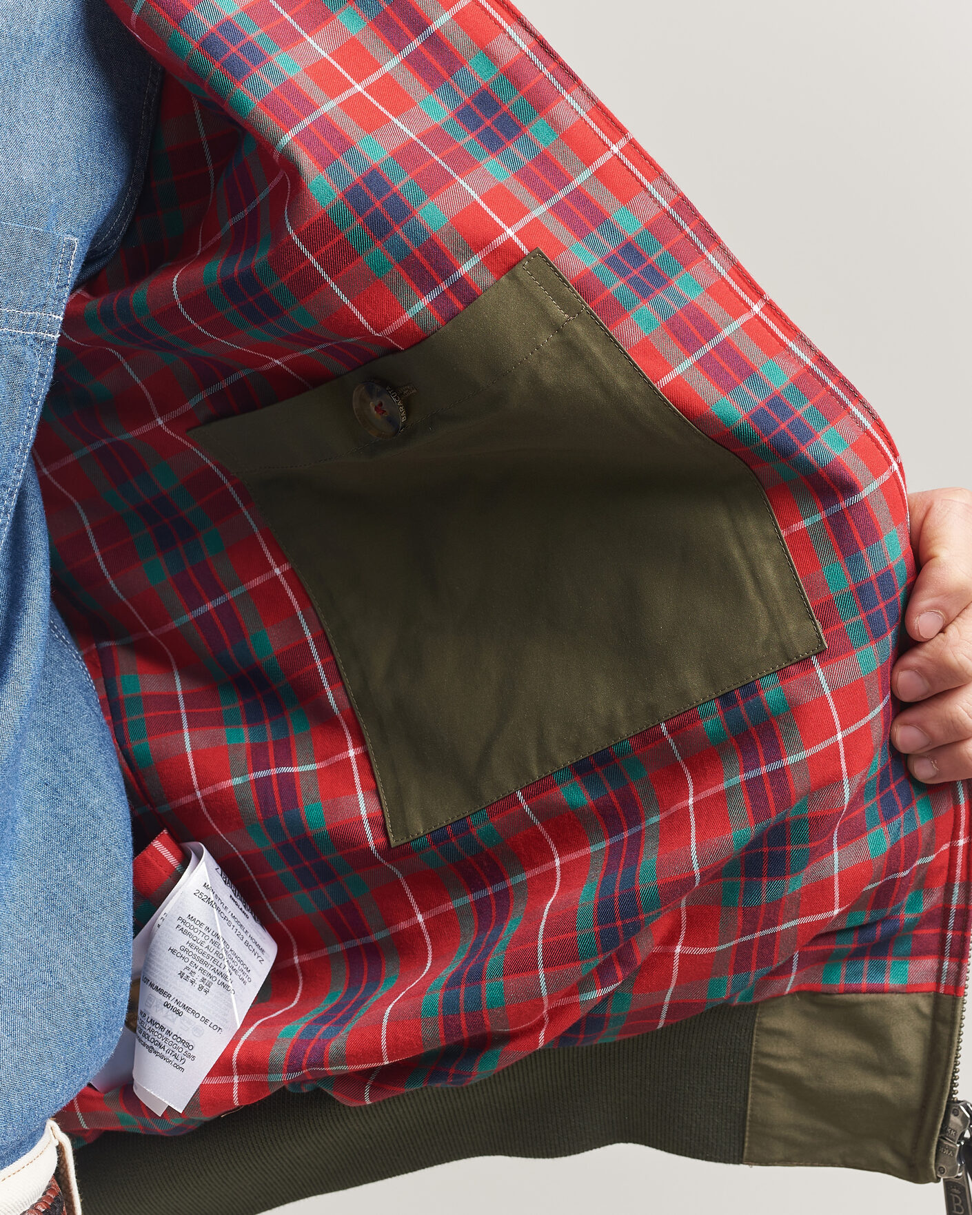 Homme | Manteaux Et Vestes | Baracuta | G9 Original Harrington Jacket Army