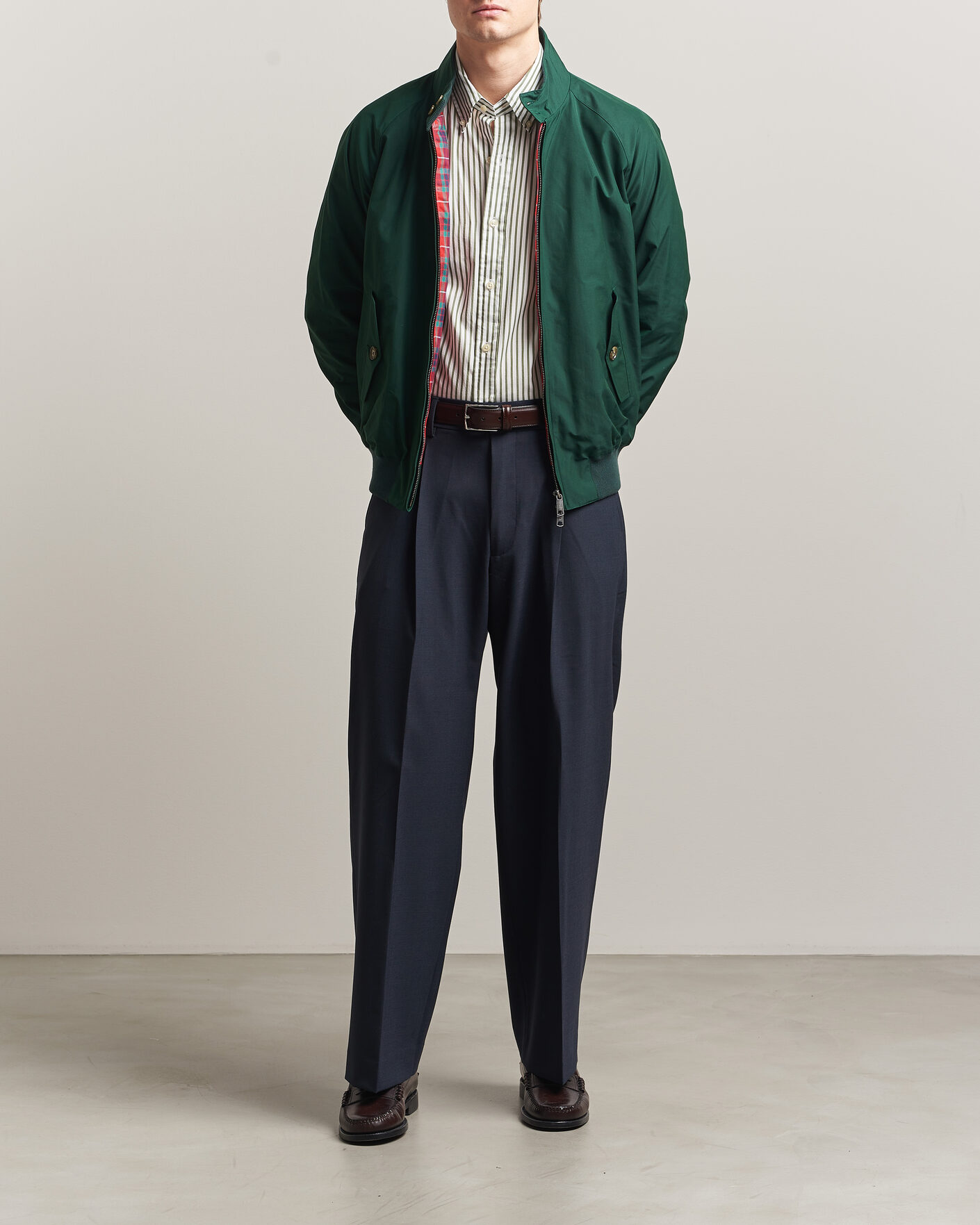 Homme | Manteaux Et Vestes | Baracuta | G9 Original Harrington Jacket Racing Green