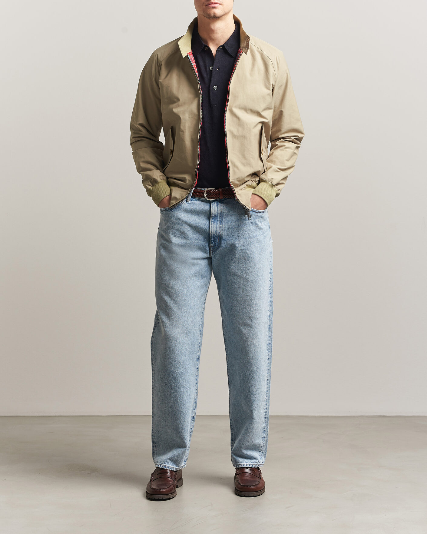 Homme | Manteaux Et Vestes | Baracuta | G9 Original Harrington Jacket Natural