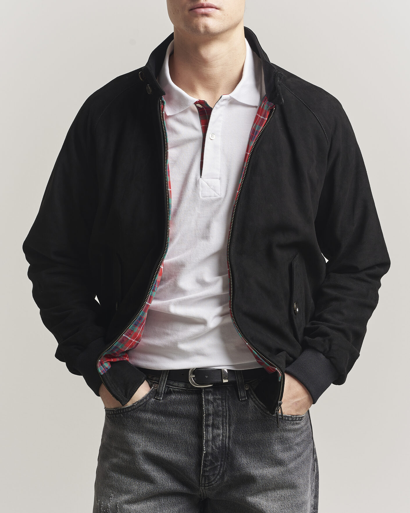 Homme | Manteaux Et Vestes | Baracuta | G9 Suede Jacket Black