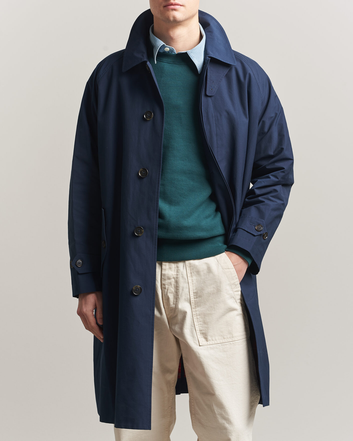 Homme | Manteaux Et Vestes | Baracuta | G12 Original Cloth Coat Navy