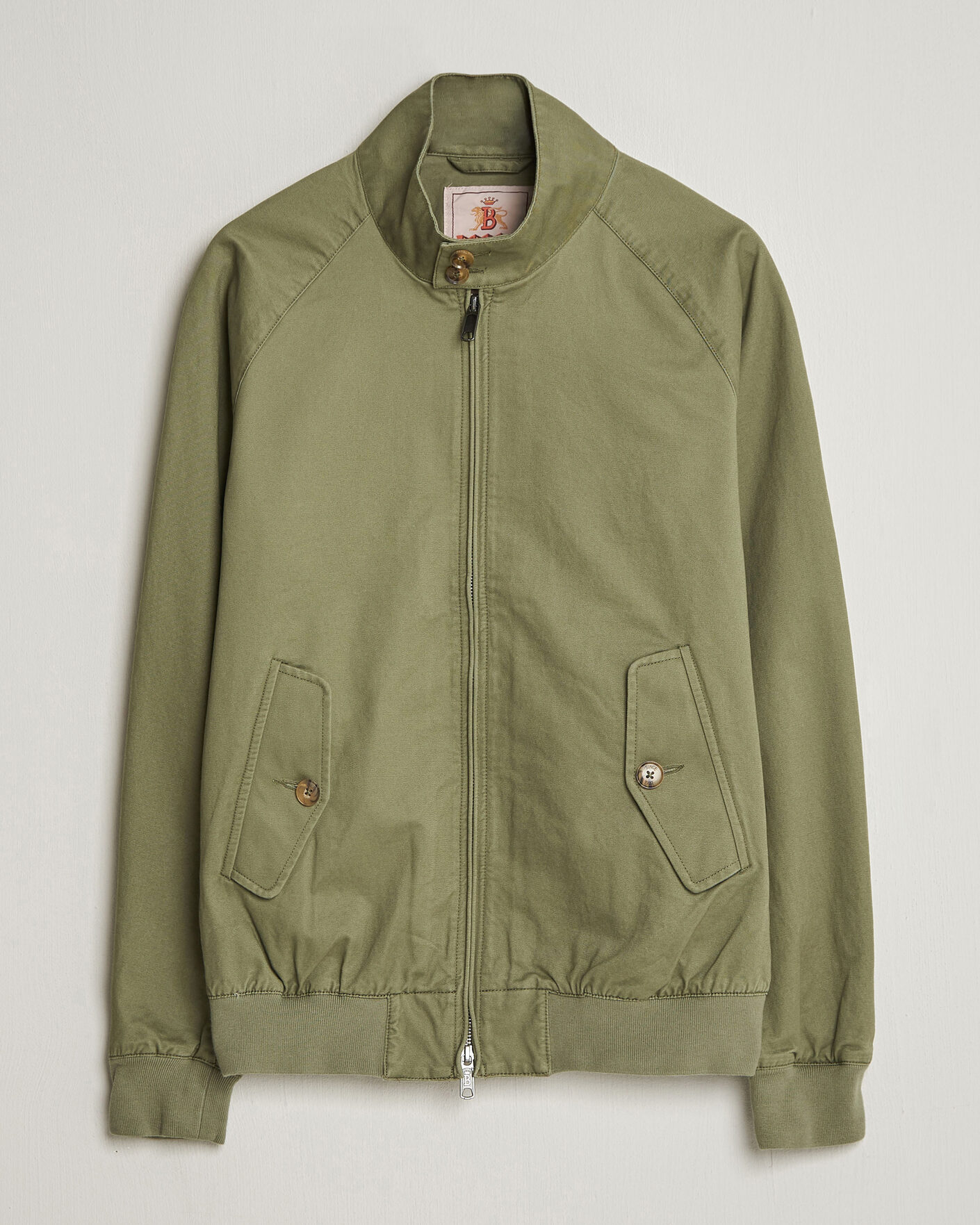 Homme | Manteaux Et Vestes | Baracuta | G9 Washed Cotton Twill Jacket Lichen Green