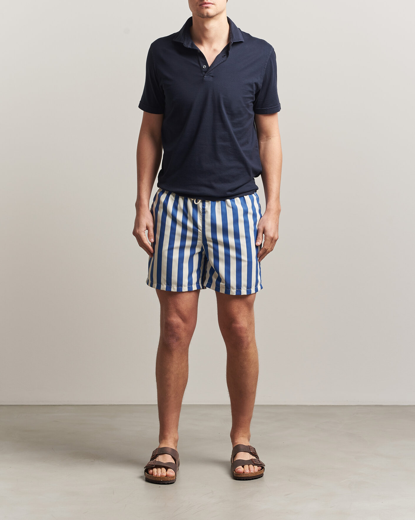Homme | Maillots De Bain | Ripa Ripa | Paraggi Striped Swimshorts Blue
