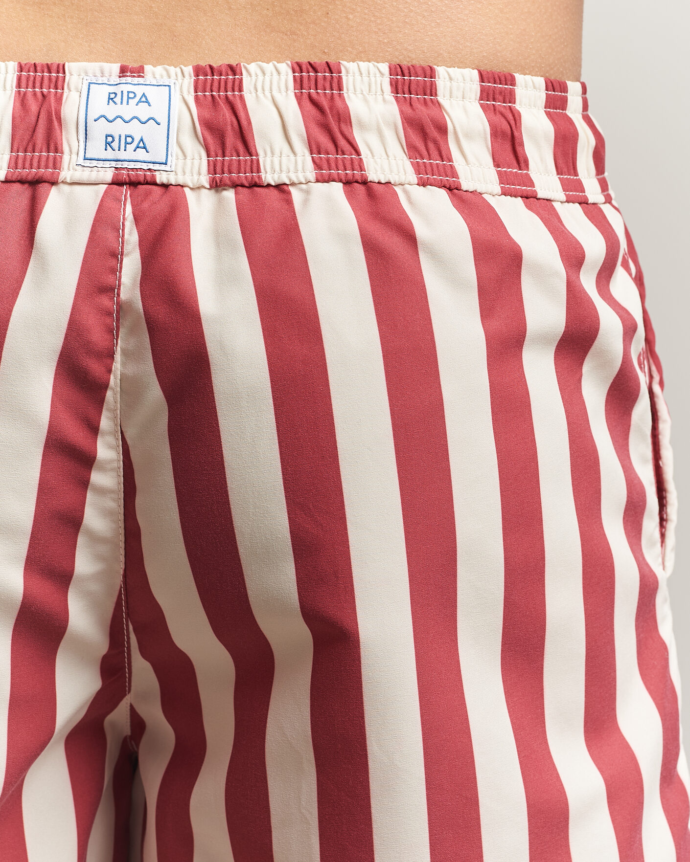 Homme | Maillots De Bain | Ripa Ripa | Paraggi Striped Swimshorts Red