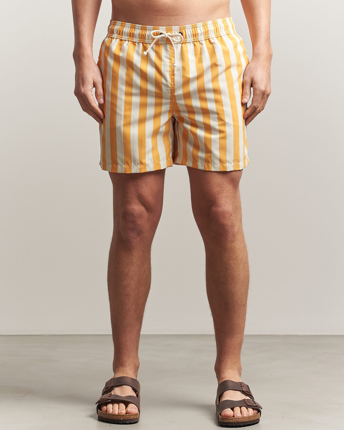 Homme | Maillots De Bain | Ripa Ripa | Paraggi Striped Swimshorts Yellow