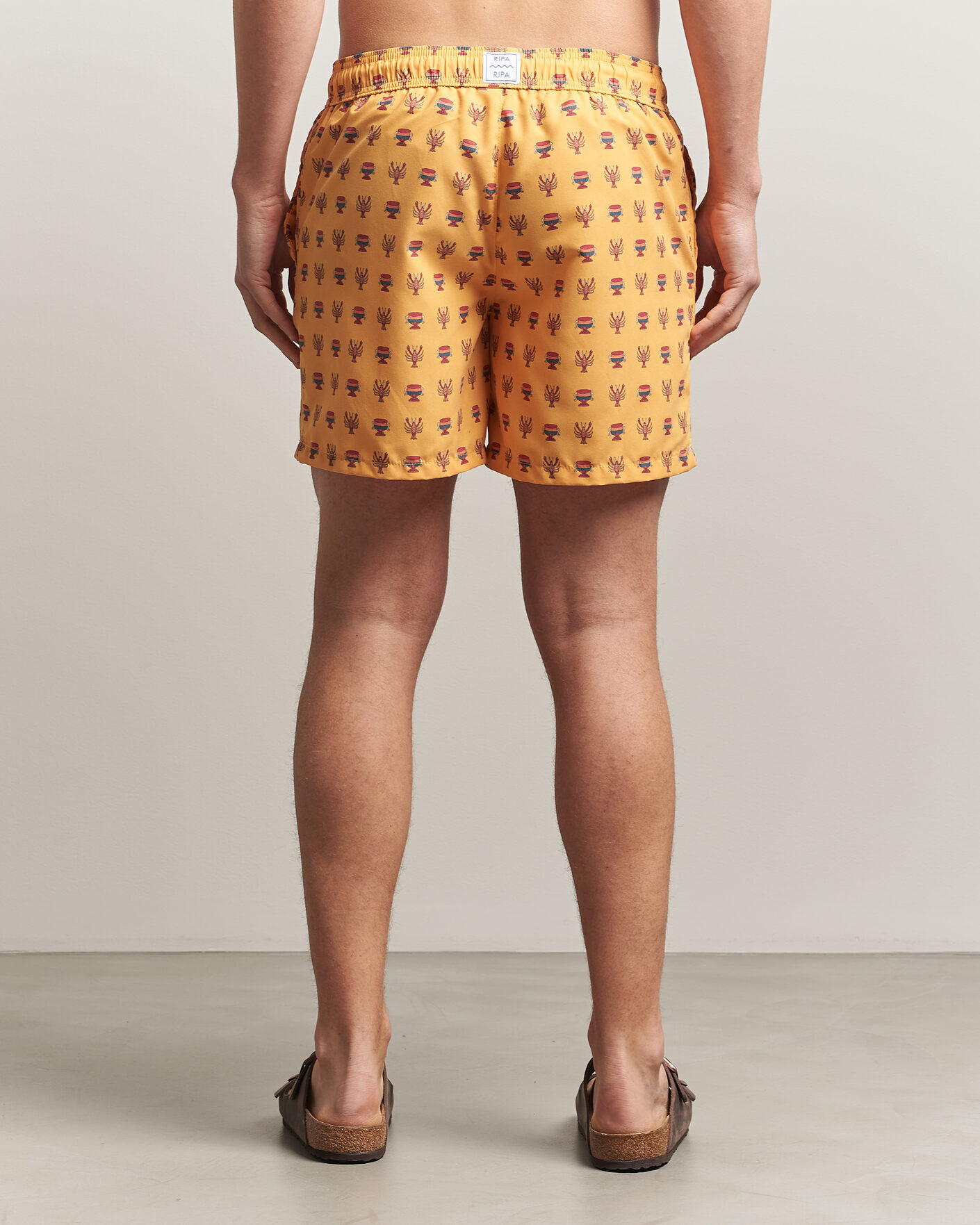 Homme | Maillots De Bain | Ripa Ripa | Printed Swimshorts Yellow