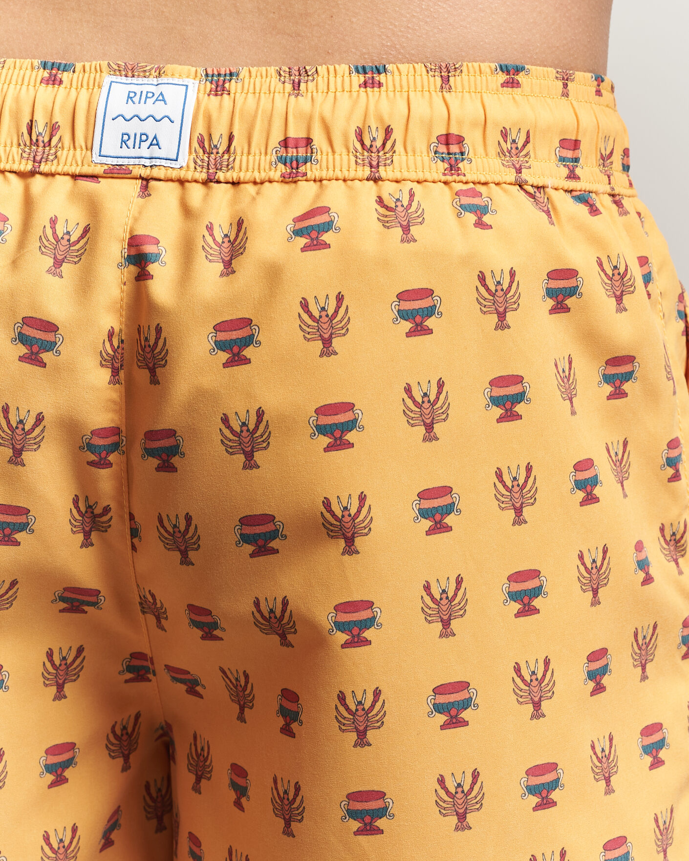 Homme | Maillots De Bain | Ripa Ripa | Printed Swimshorts Yellow