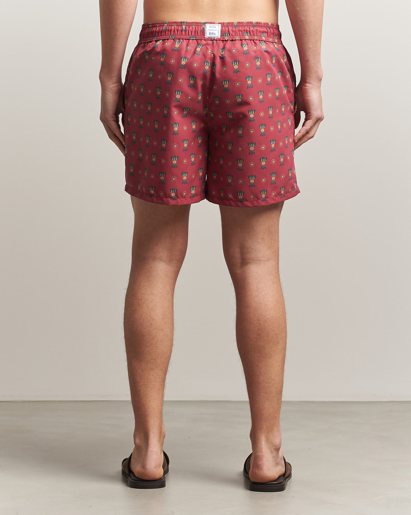 Homme | Ripa Ripa Printed Swimshorts Red | Ripa Ripa | Printed Swimshorts Red