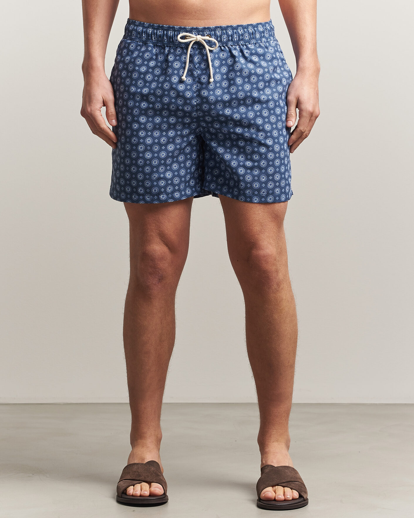 Homme | Maillots De Bain | Ripa Ripa | Printed Swimshorts Dark Blue