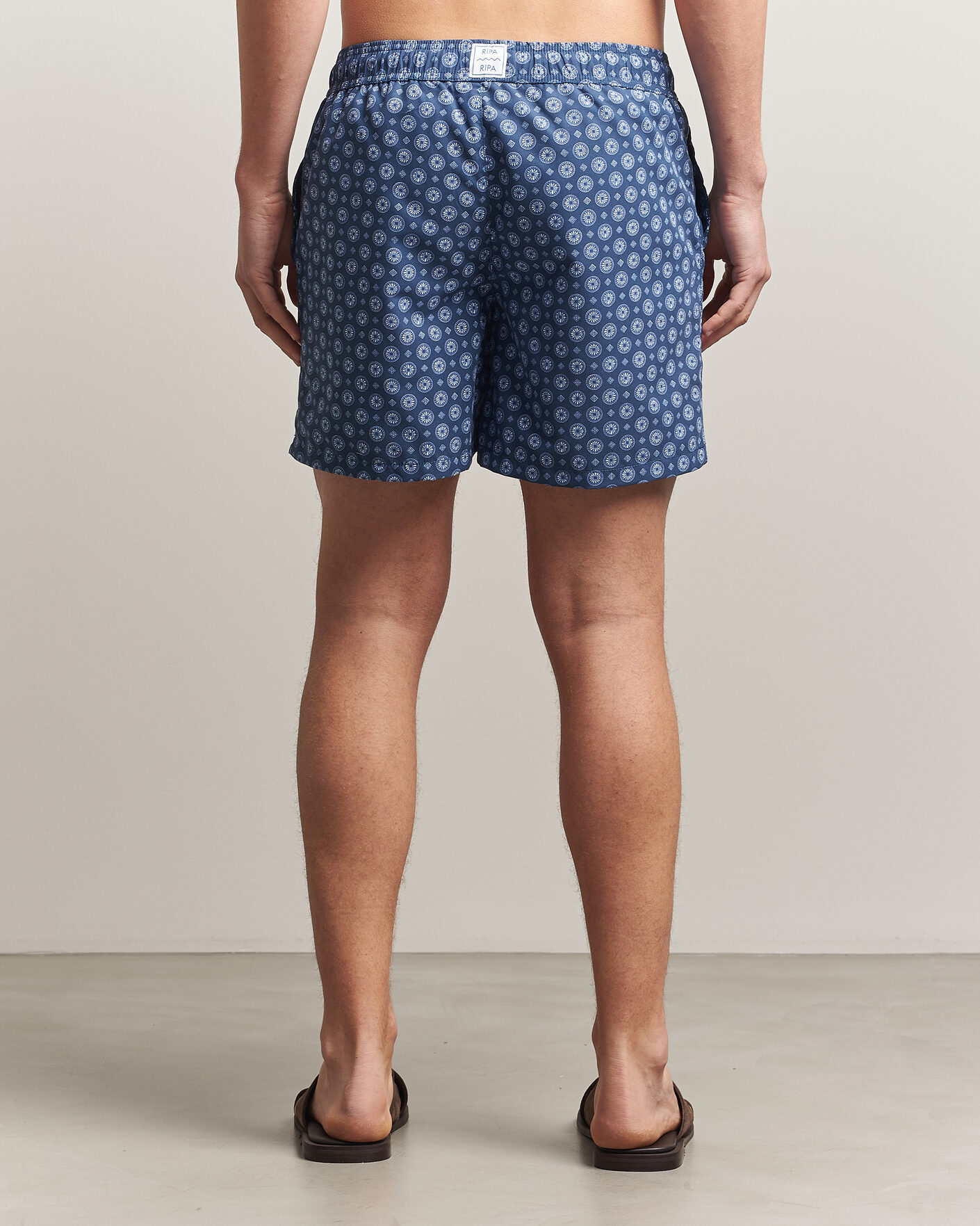 Homme | Maillots De Bain | Ripa Ripa | Printed Swimshorts Dark Blue