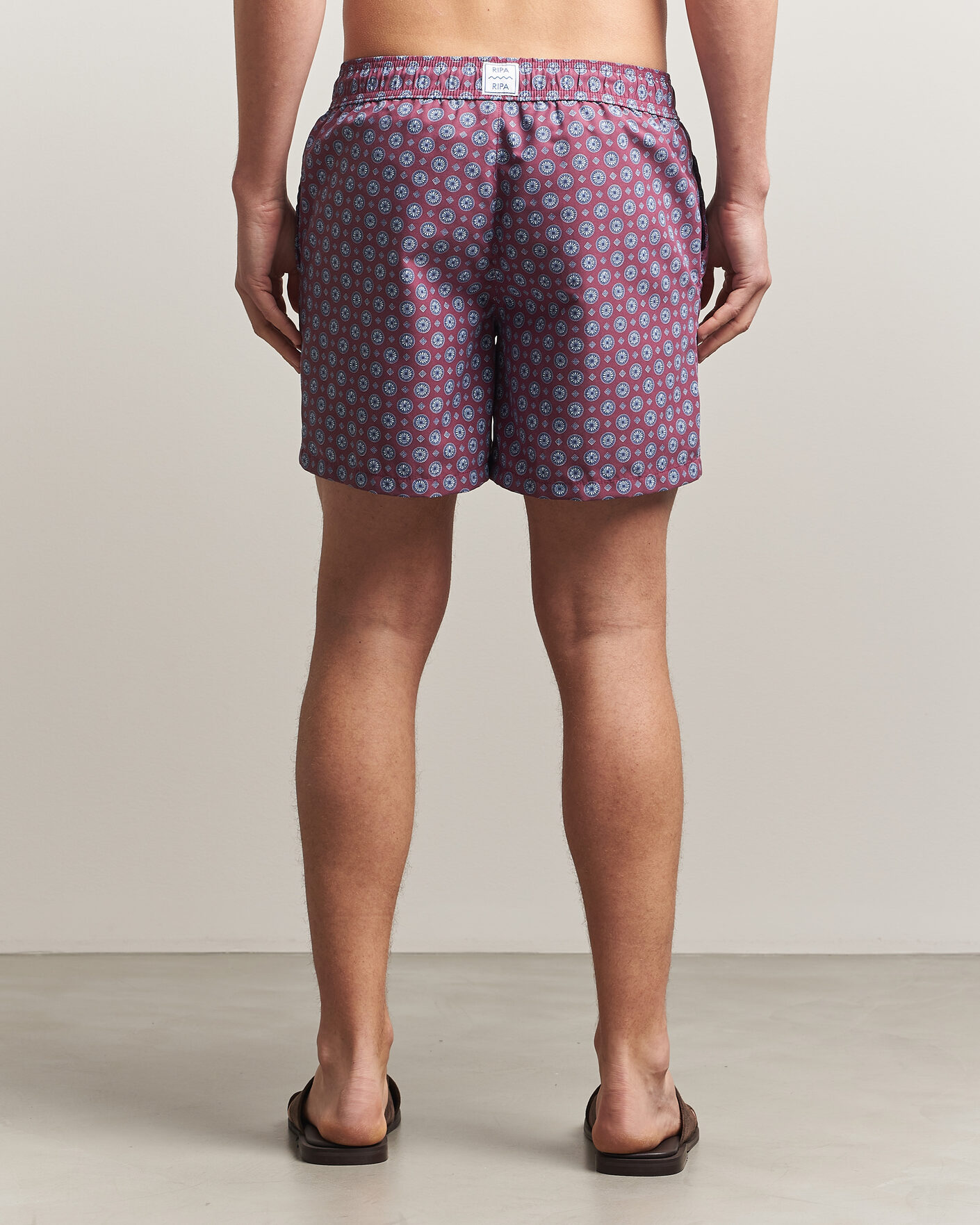 Homme | Maillots De Bain | Ripa Ripa | Printed Swimshorts Bordeaux