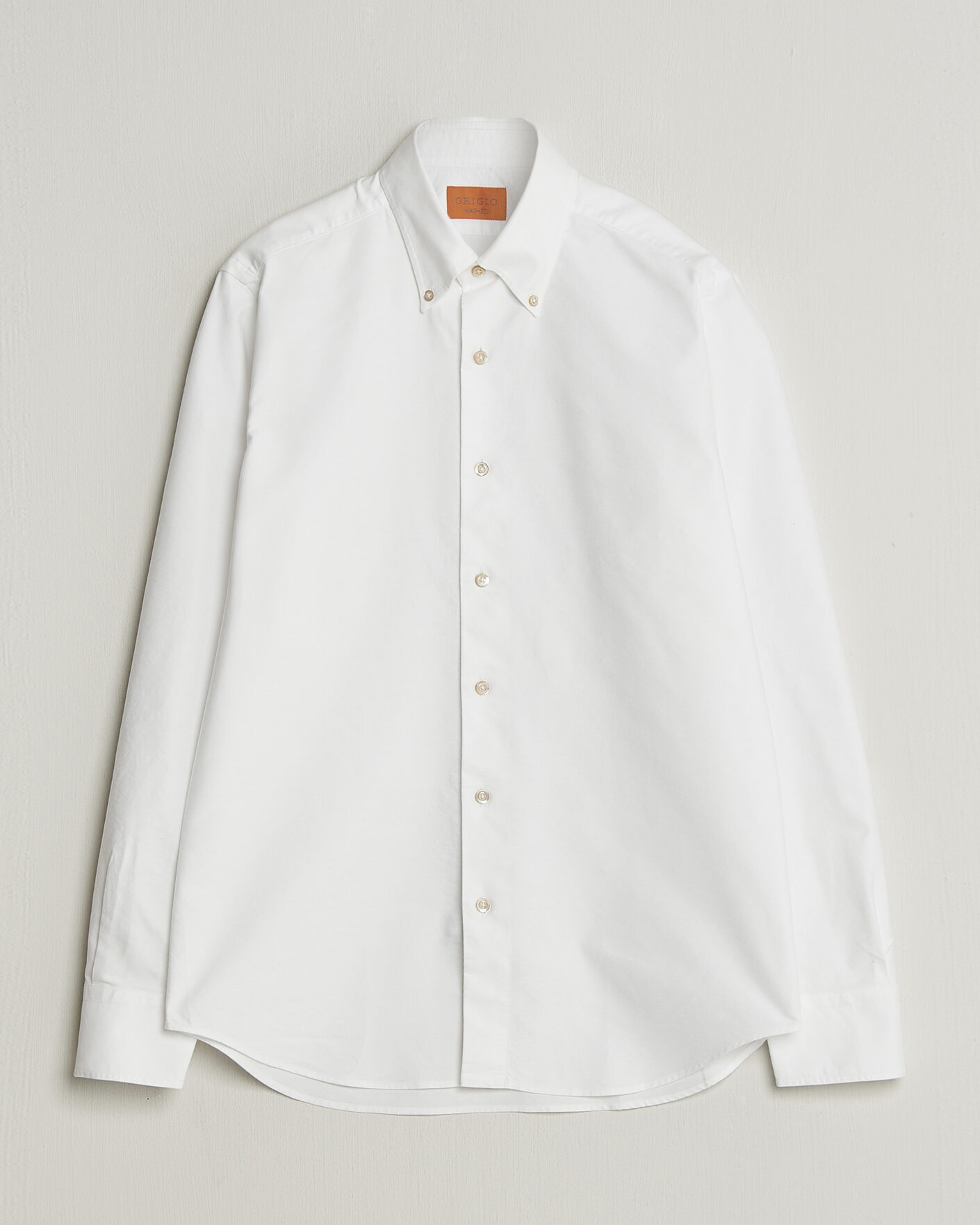 Homme | Chemises | Grigio | Oxford Button Down Shirt White