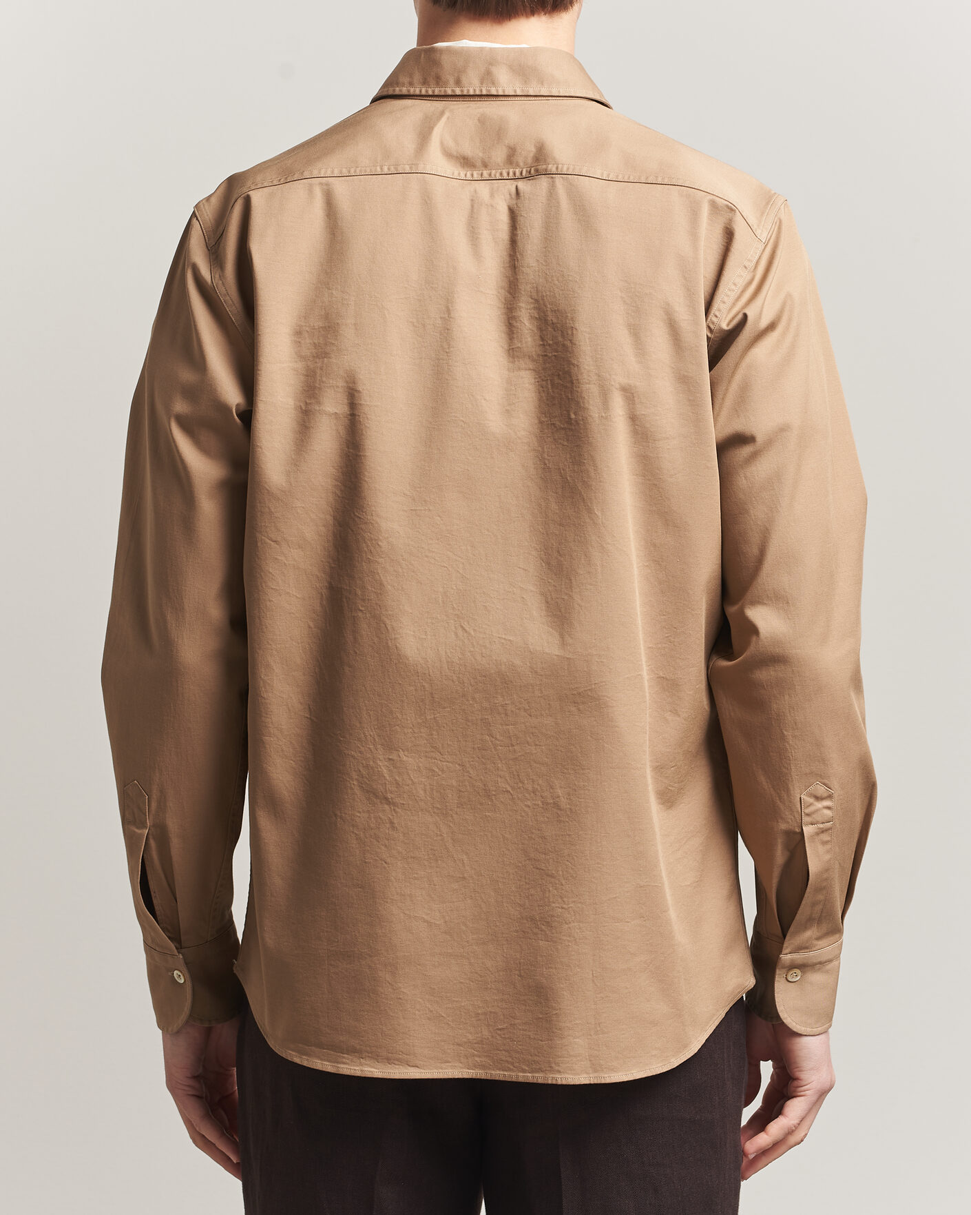 Homme | Chemises | Grigio | Illinois Cotton Overshirt Khaki