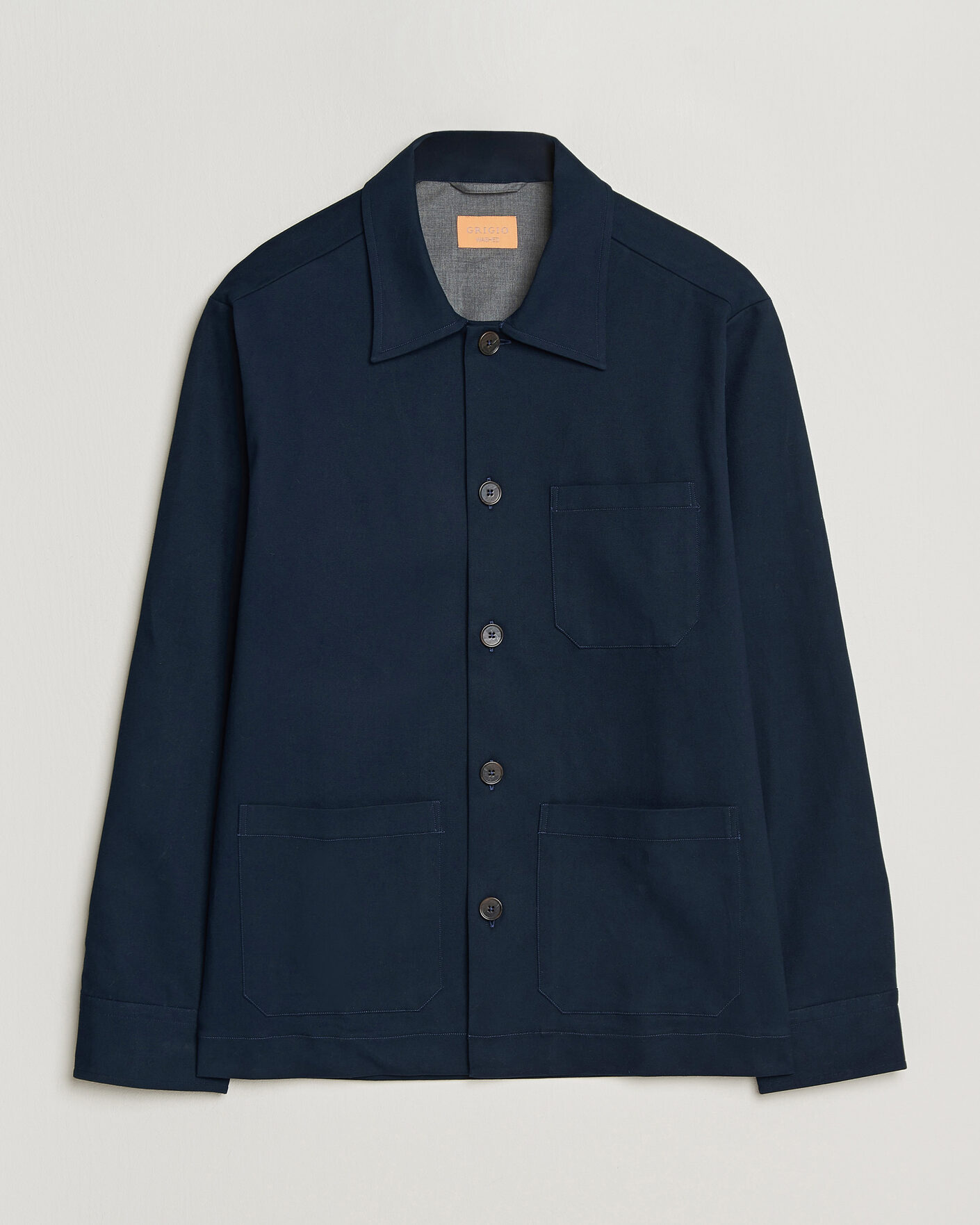 Homme | Manteaux Et Vestes | Grigio | Cotton Chore Jacket Navy