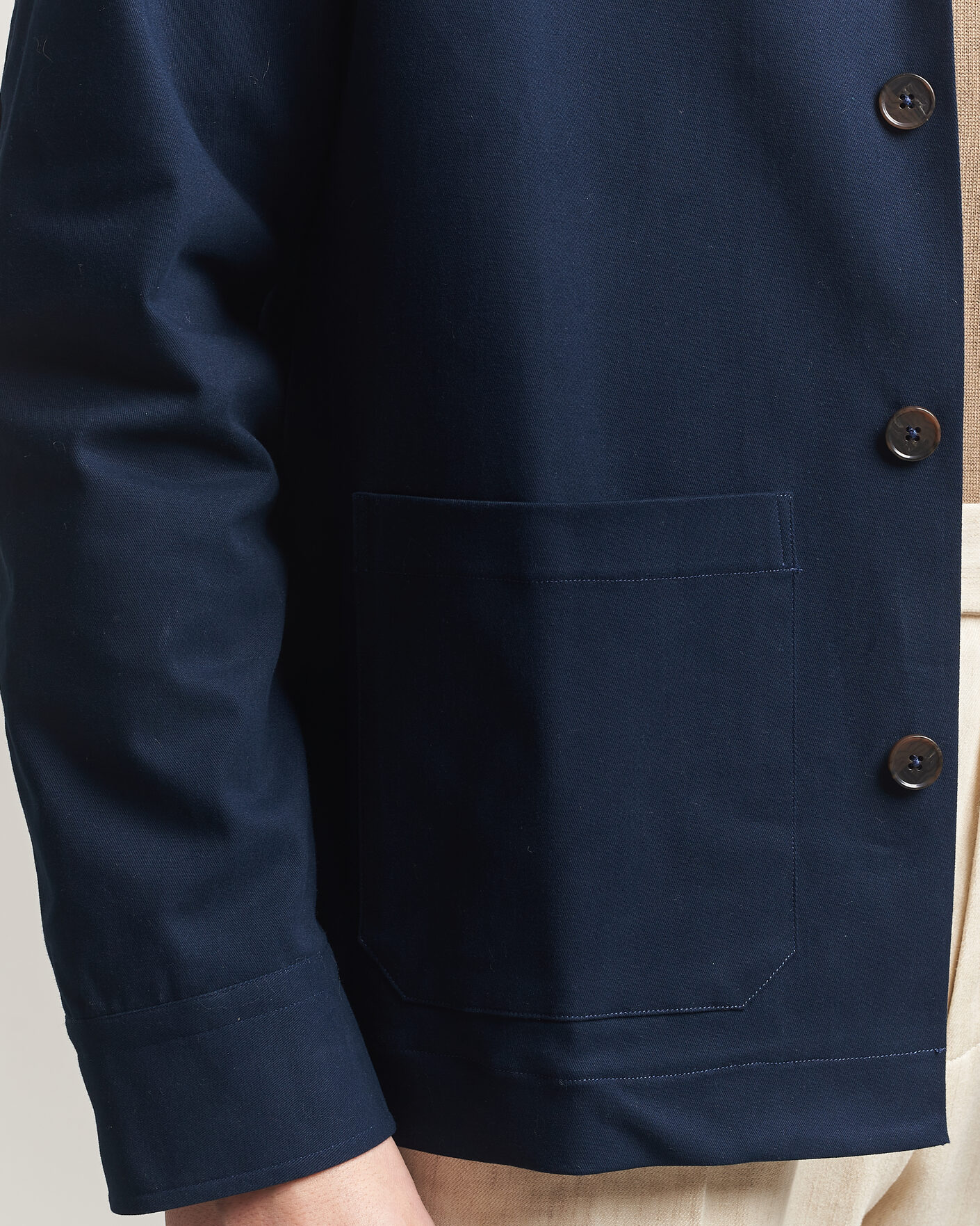 Homme | Manteaux Et Vestes | Grigio | Cotton Chore Jacket Navy