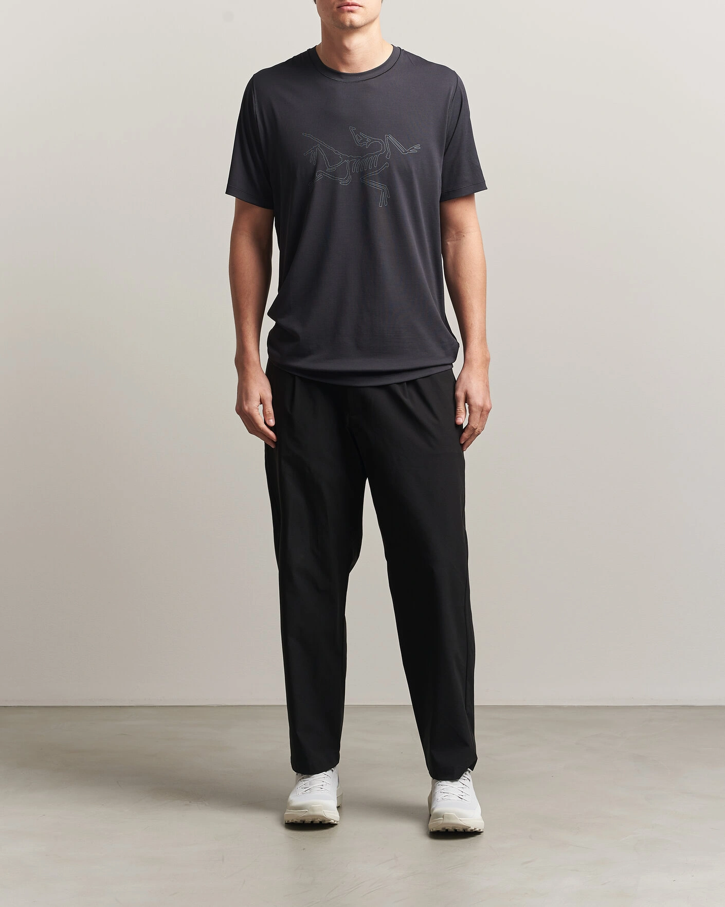 Homme | T-shirts | Arc'teryx | Cormac Bird Logo Crew Neck T-Shirt Black