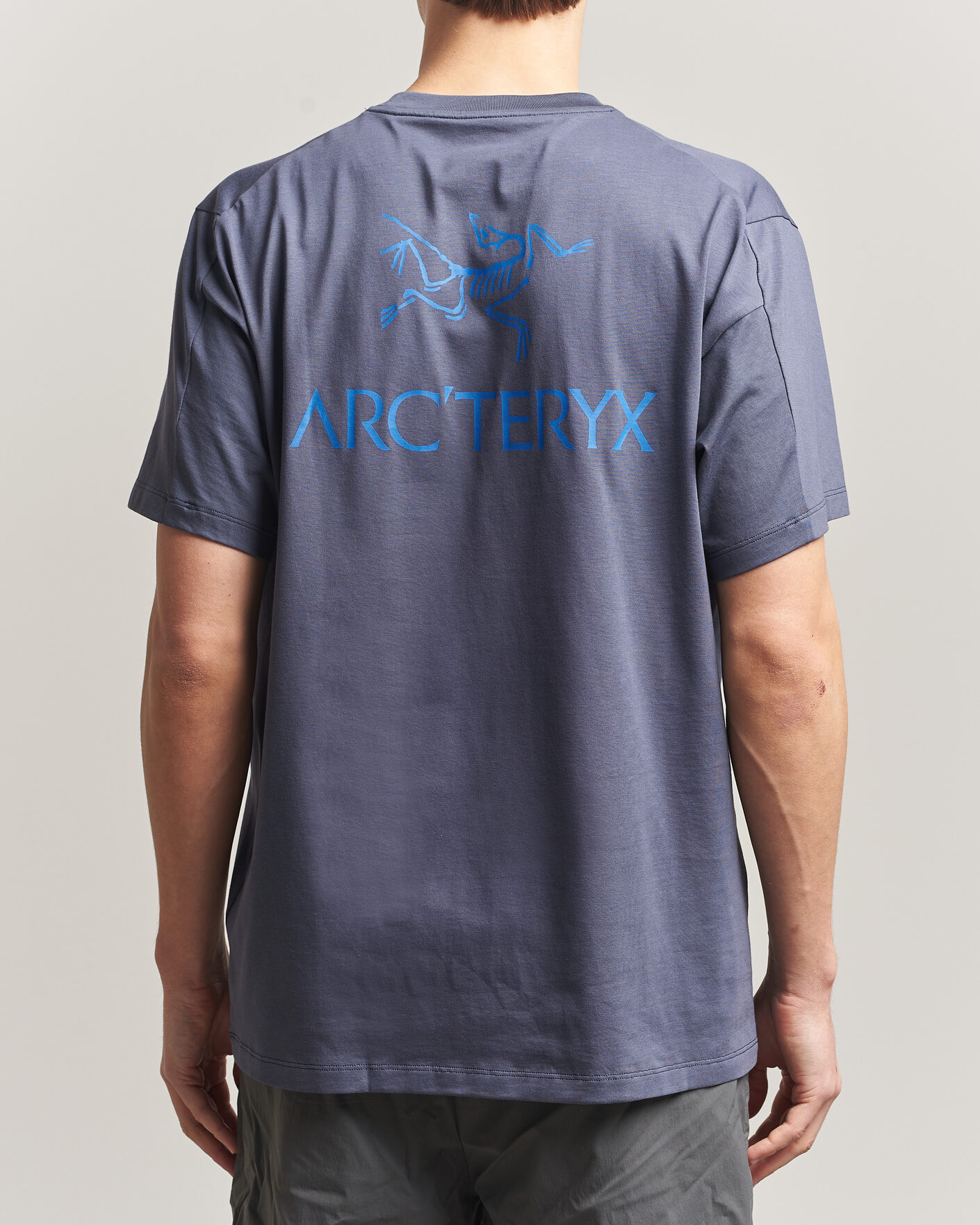Homme | T-shirts | Arc'teryx | Kragg Cotton Bird Word T-Shirt Dark Stratus