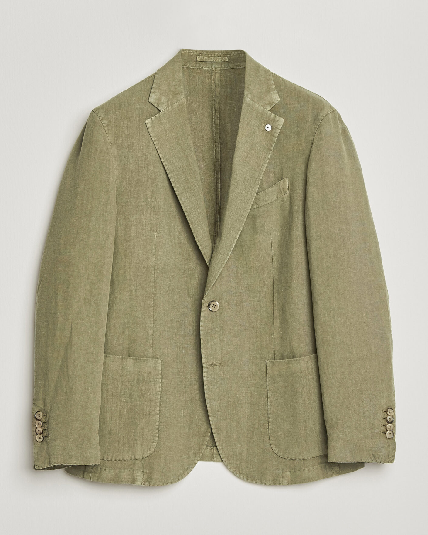 Homme | Blazers | L.B.M. 1911 | Jack Regular Fit Linen Blazer Olive